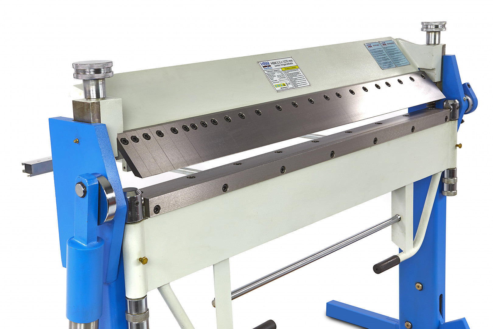 Manuálna ohýbačka plechu s horným segmentovým uchytením 2,5 x 1020mm