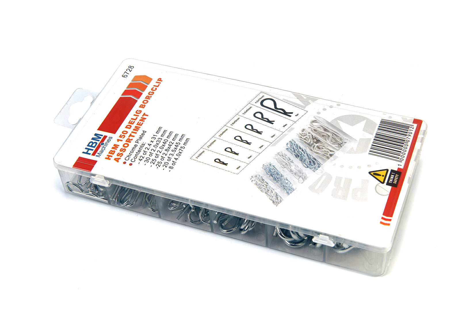 Sada závlačiek 150 kusov