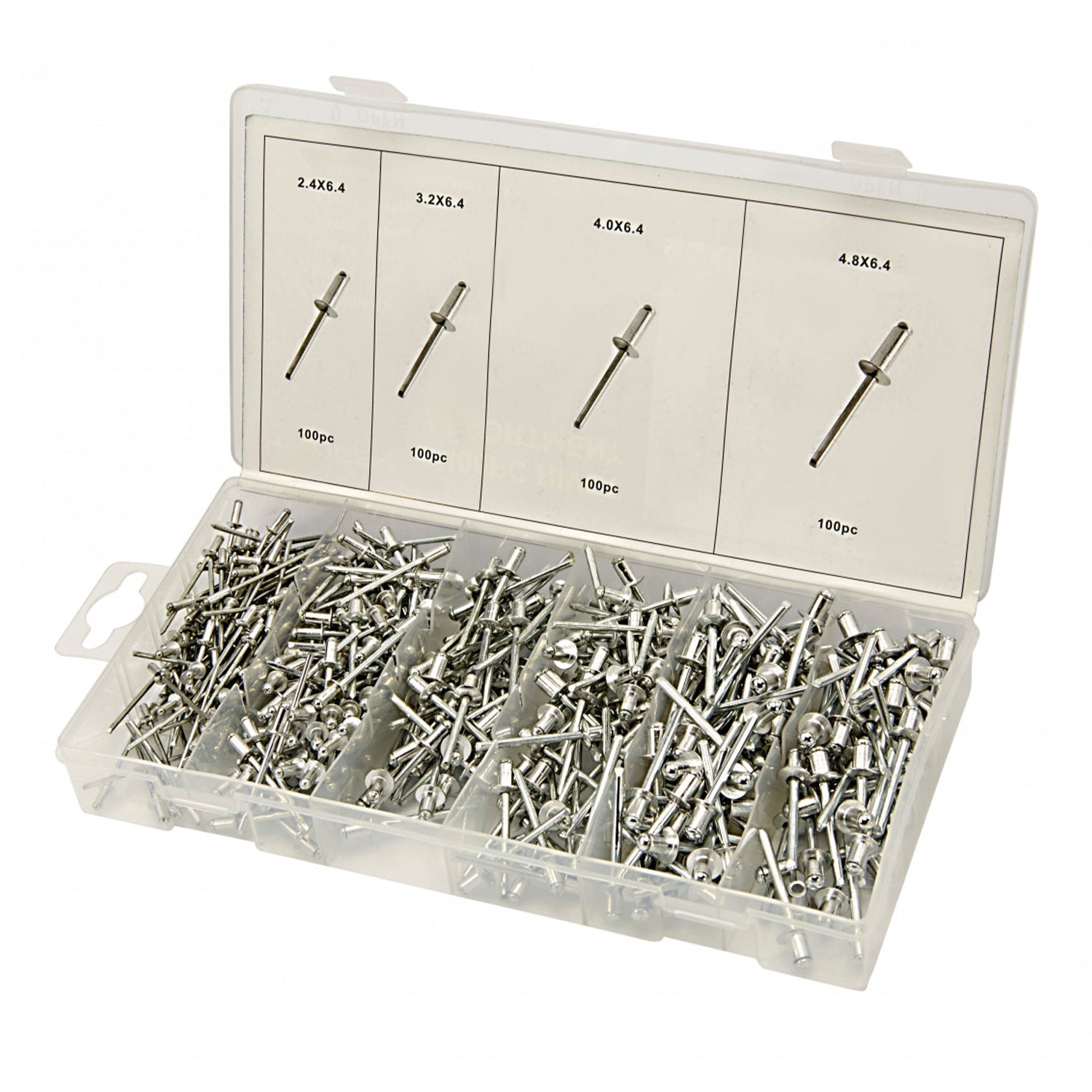 Sada slepých nitov 400 kusov