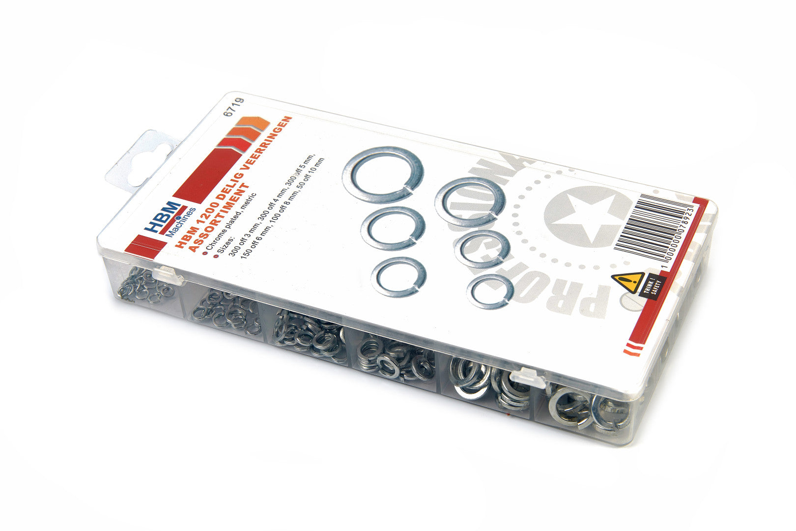 Sada pružných podložiek grower 1200 kusov