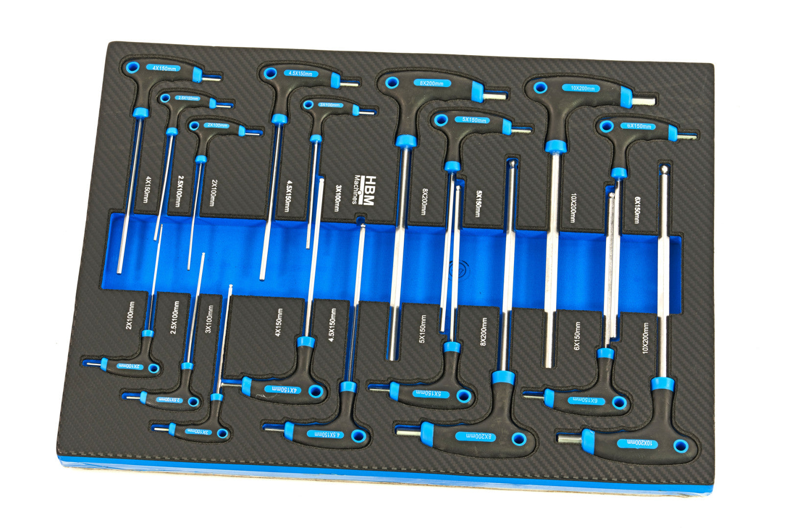 Profesionálna skrinka - dielenský vozík s náradím, so 7 zásuvkami, 262ks náradia, 7 vložiek carbon - premium, HBM Holandsko