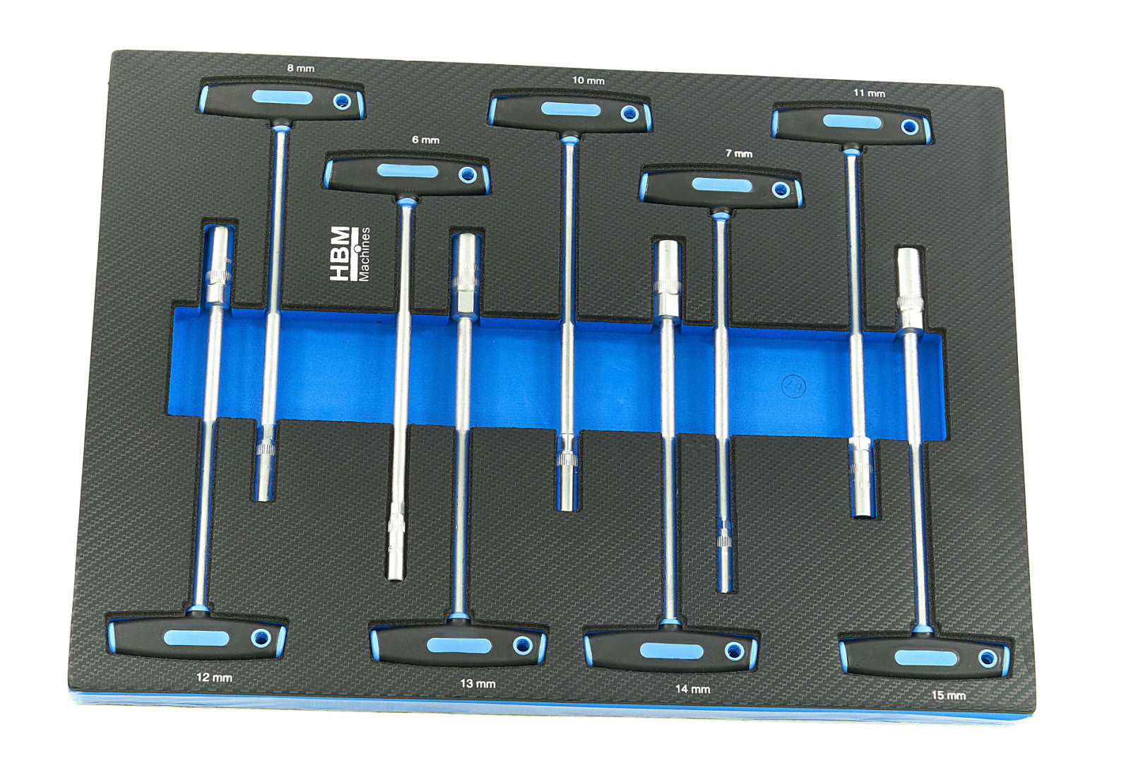 Profesionálna skrinka - dielenský vozík s náradím, so 7 zásuvkami, 262ks náradia, 7 vložiek carbon - premium, HBM Holandsko