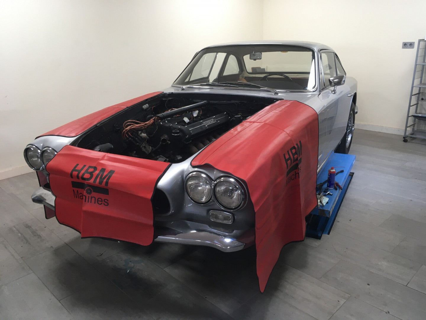 Ochranný poťah - plachta na blatník s magnetickou páskou 120 x 100cm HBM Machines Holandsko