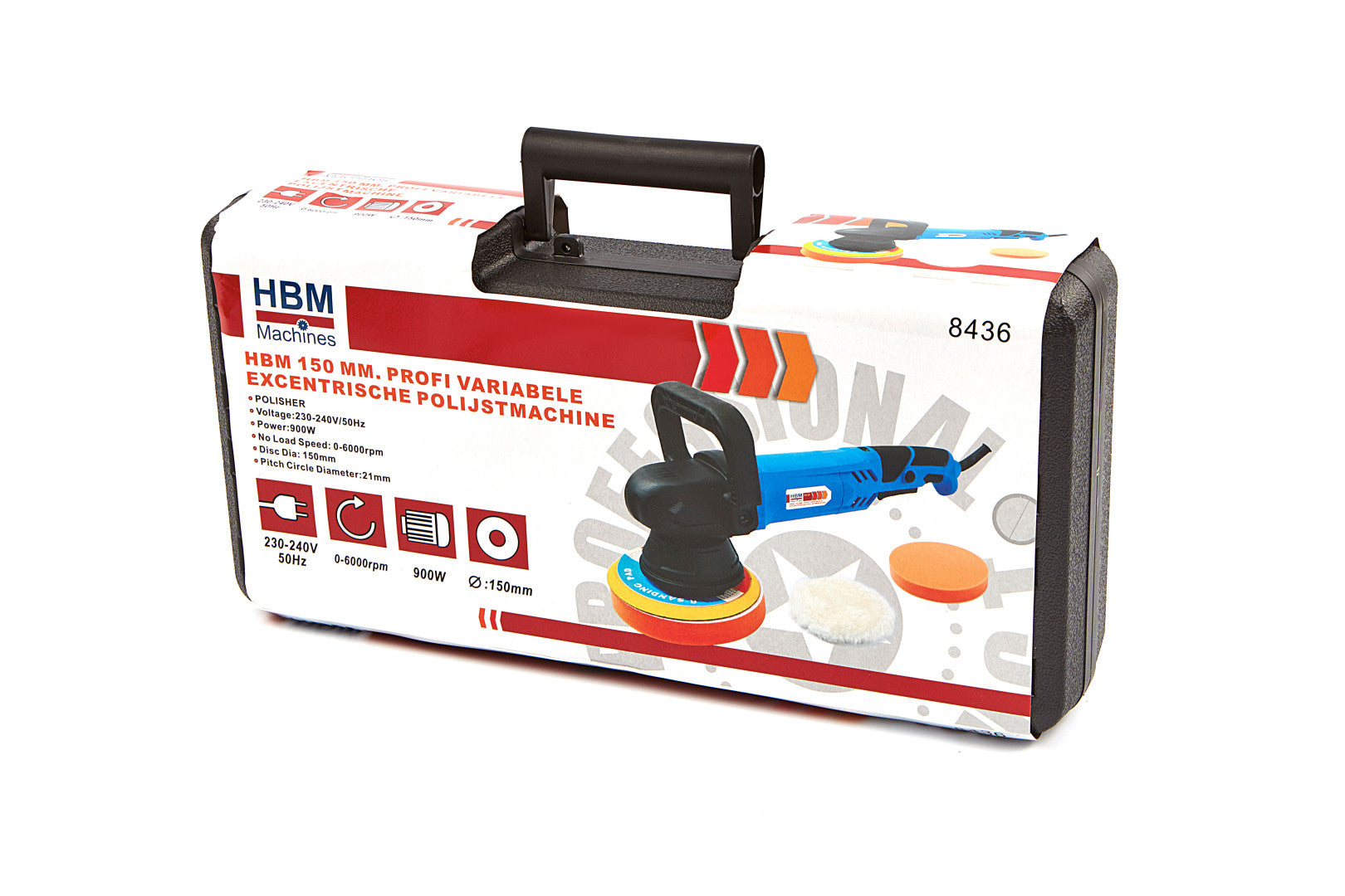 Elektrická leštička 150mm, 900W