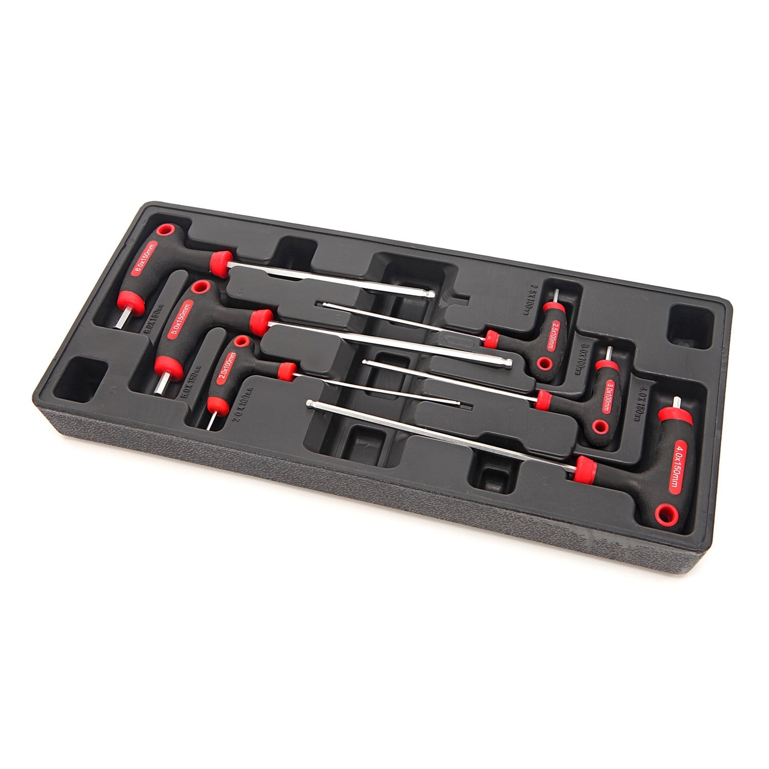 Zásuvkový modul – Imbusové kľúče s T-rukoväťou, 7 dielov