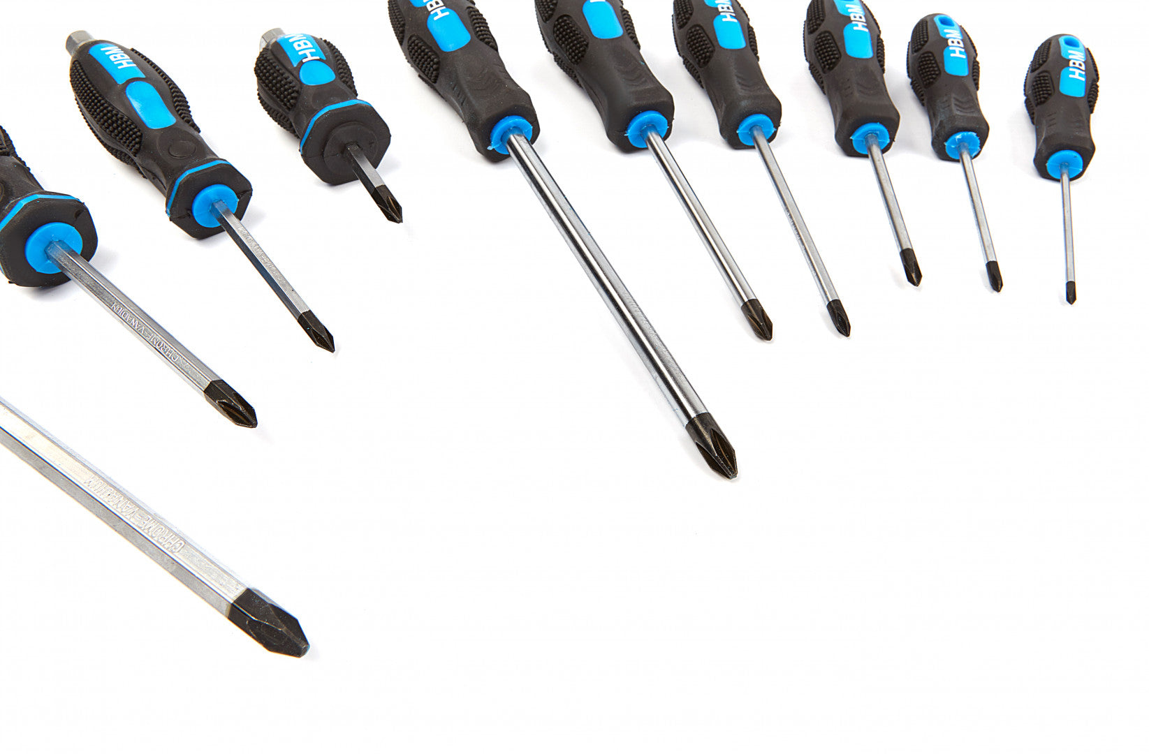 Penová vložka s profesionálnymi skrutkovačmi, 21 dielov, HBM Machines Holandsko, 54 x 39,5 x 3cm