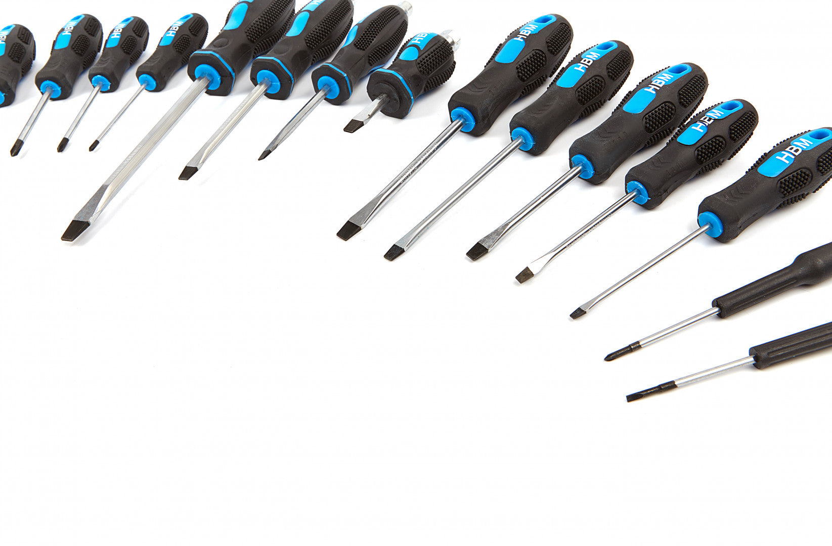 Penová vložka s profesionálnymi skrutkovačmi, 21 dielov, HBM Machines Holandsko, 54 x 39,5 x 3cm