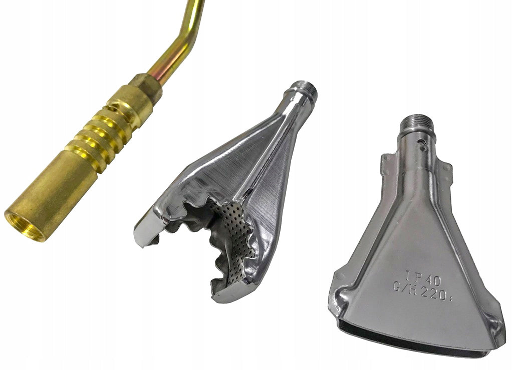 Plynový horák s 3 koncovkami