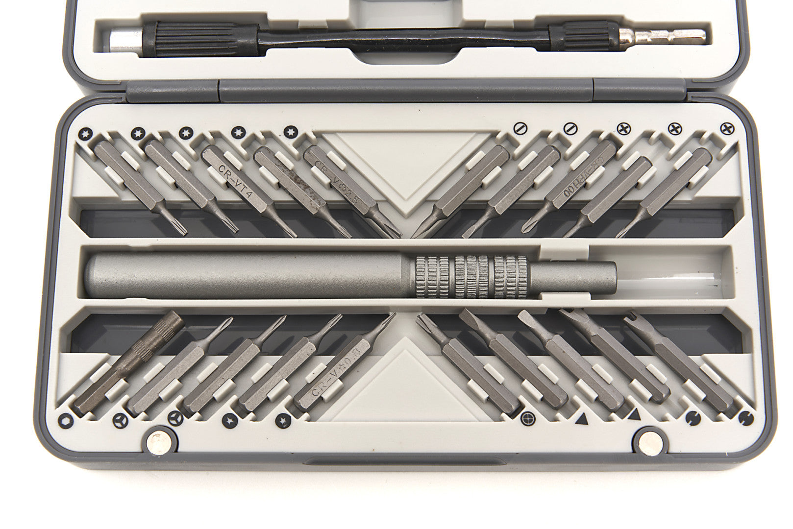 Presný skrutkovač s flexibilnými predlžovacími bitmi, 26ks HMBM Machines Holandsko