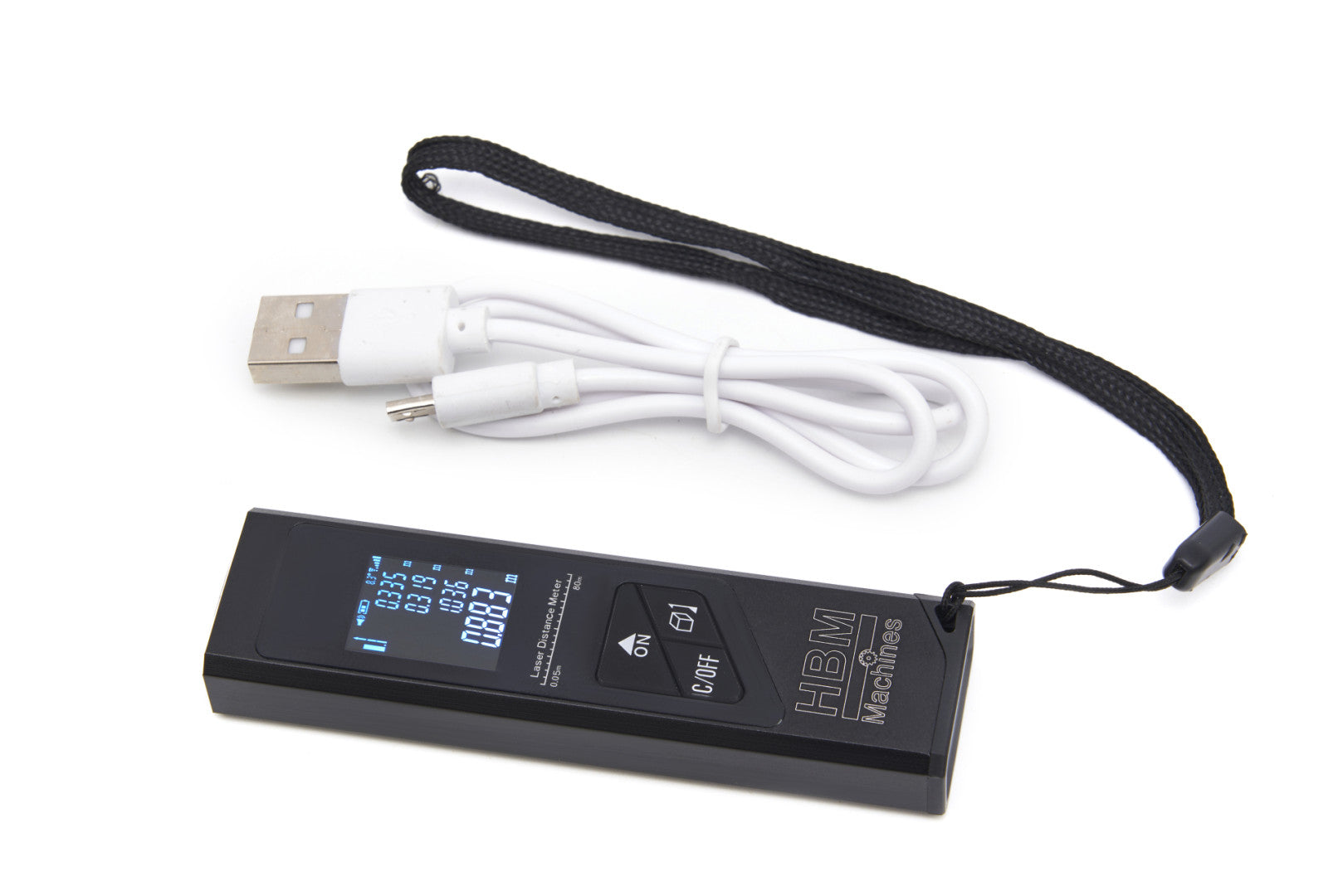 Profesionálny laserový diaľkomer - merač vzdialenosti, 2 v 1, s uhlomerom, 40m