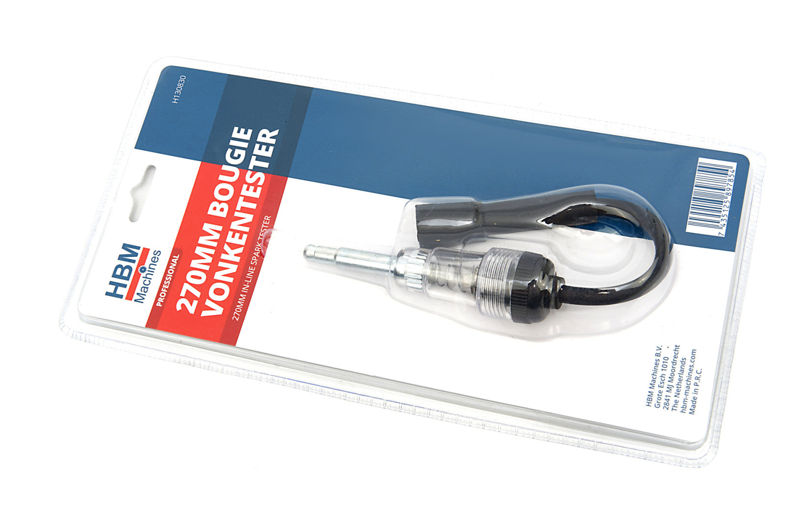 Tester na kontrolu iskry na zapaľovacích sviečkach 270 mm hbm