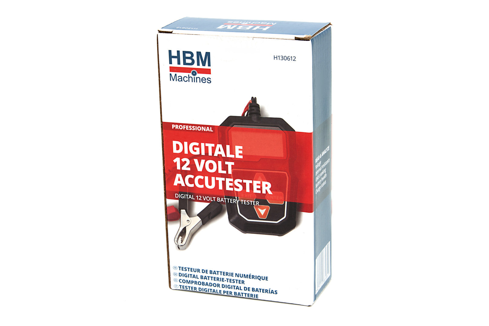 Digitálny tester batérií 12V HBM