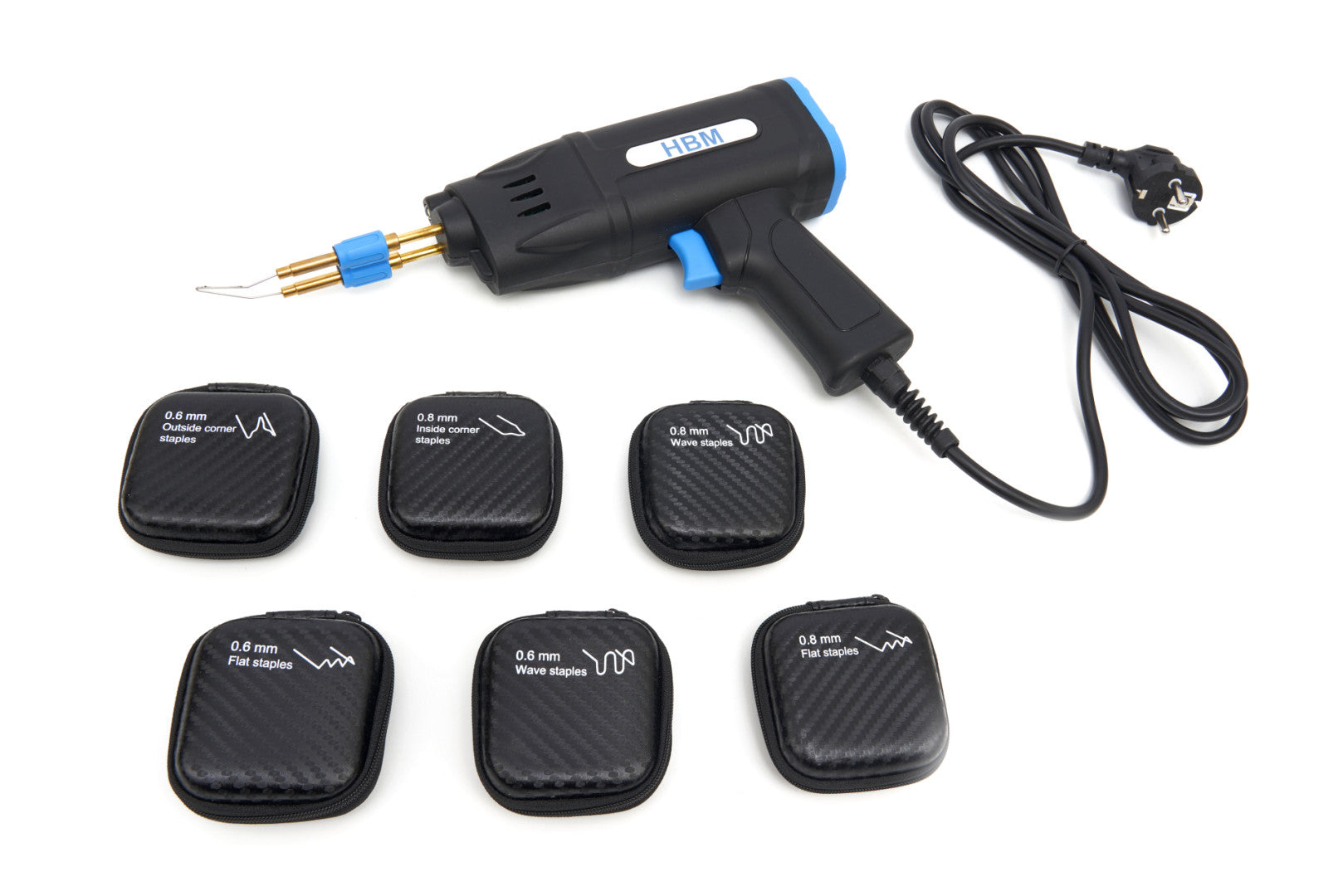 Lepiaca pištoľ na opravu plastov s príslušenstvom HBM 75W