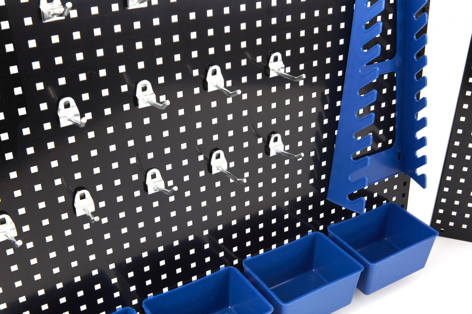 Nástenný organizér náradia s háčikmi a policami 110 × 45cm HBM Machines Holandsko