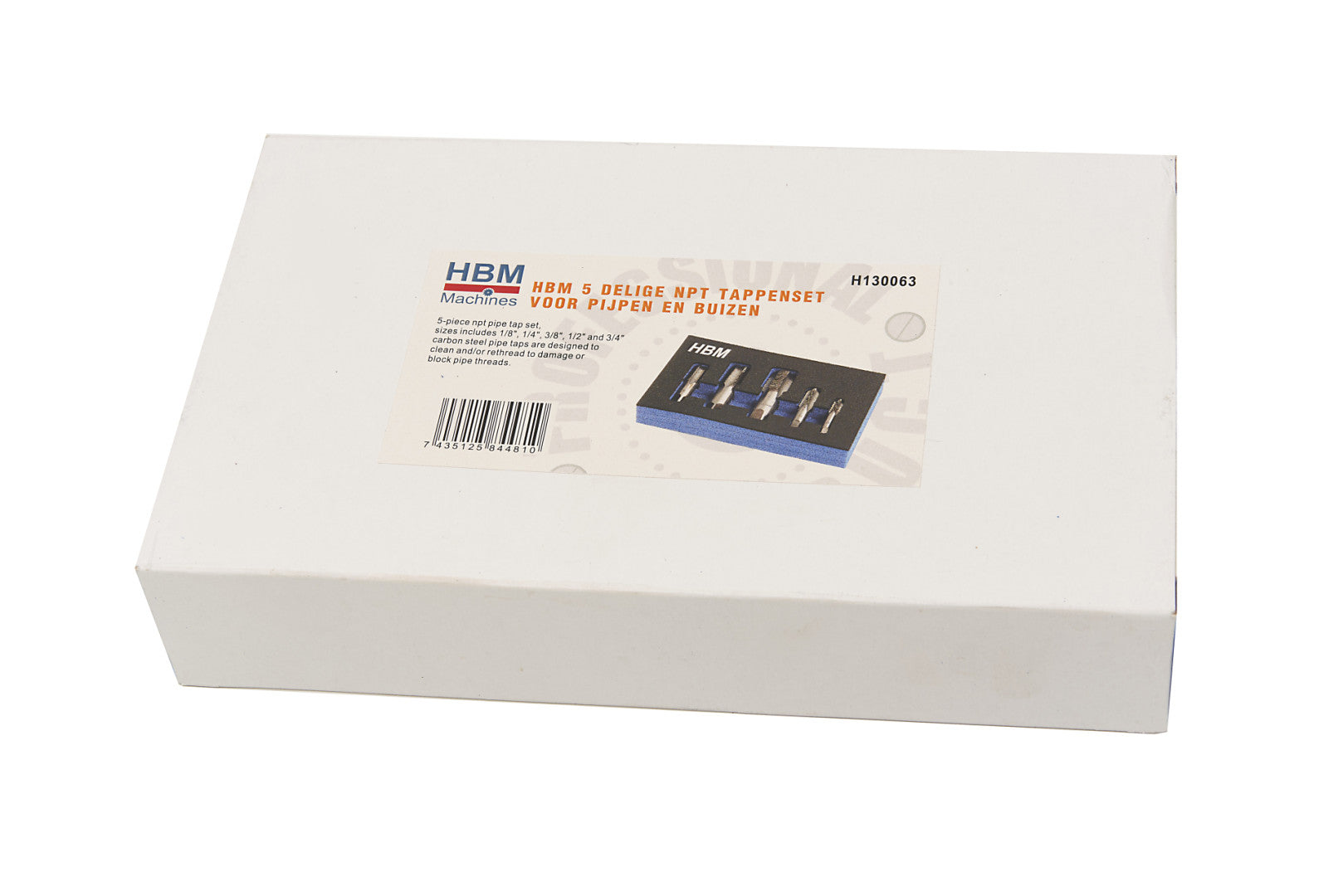 Sada závitníkov na rúry 5 kusov HBM