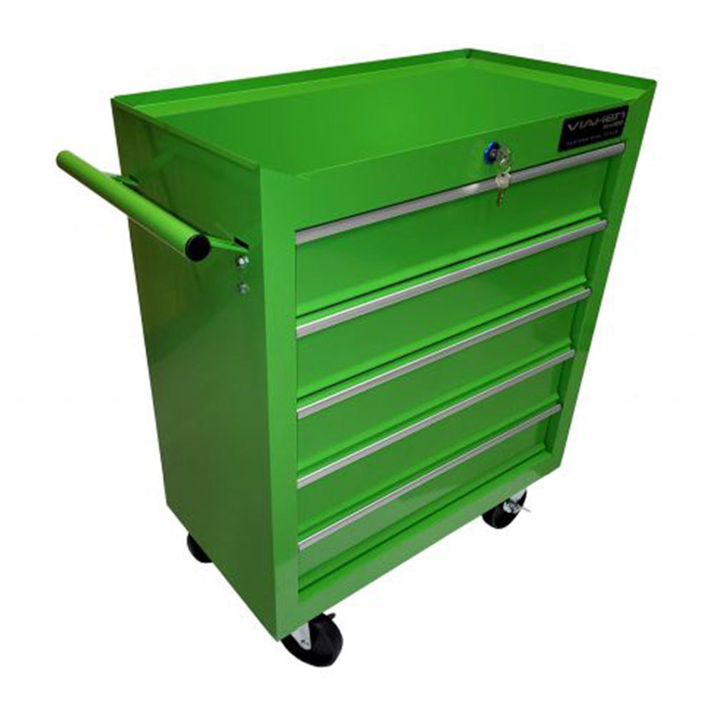 Profesionálna kovová skrinka - vozík s 5 zásuvkami