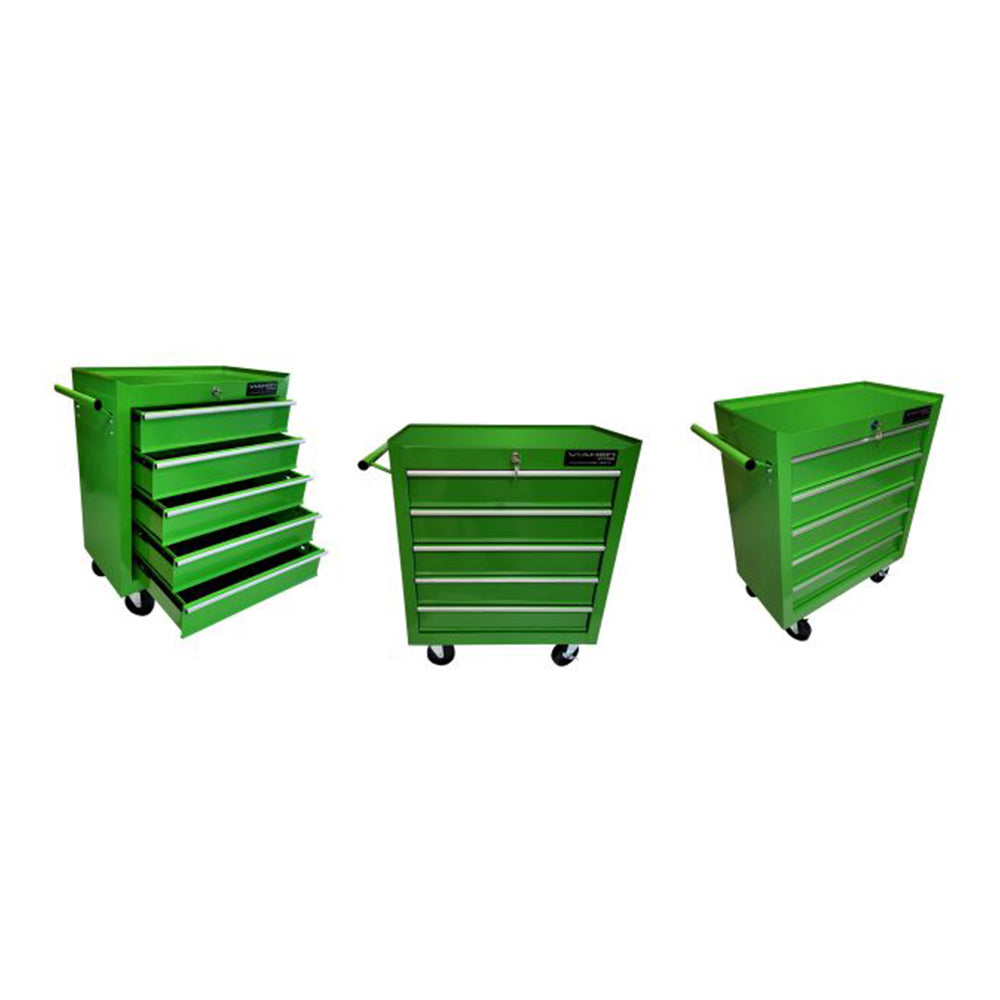 Profesionálna kovová skrinka - vozík s 5 zásuvkami