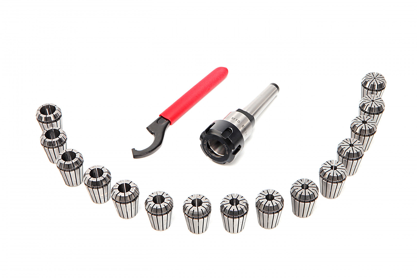 Sada skľučovadiel s klieštinami mc3 er25 15 kusov hbm