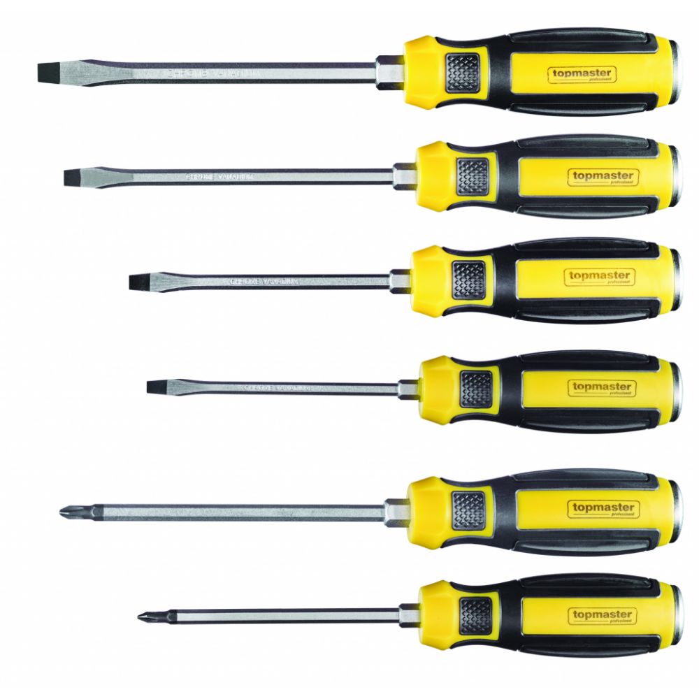 Sada 6 skrutkovačov cr-v topmaster