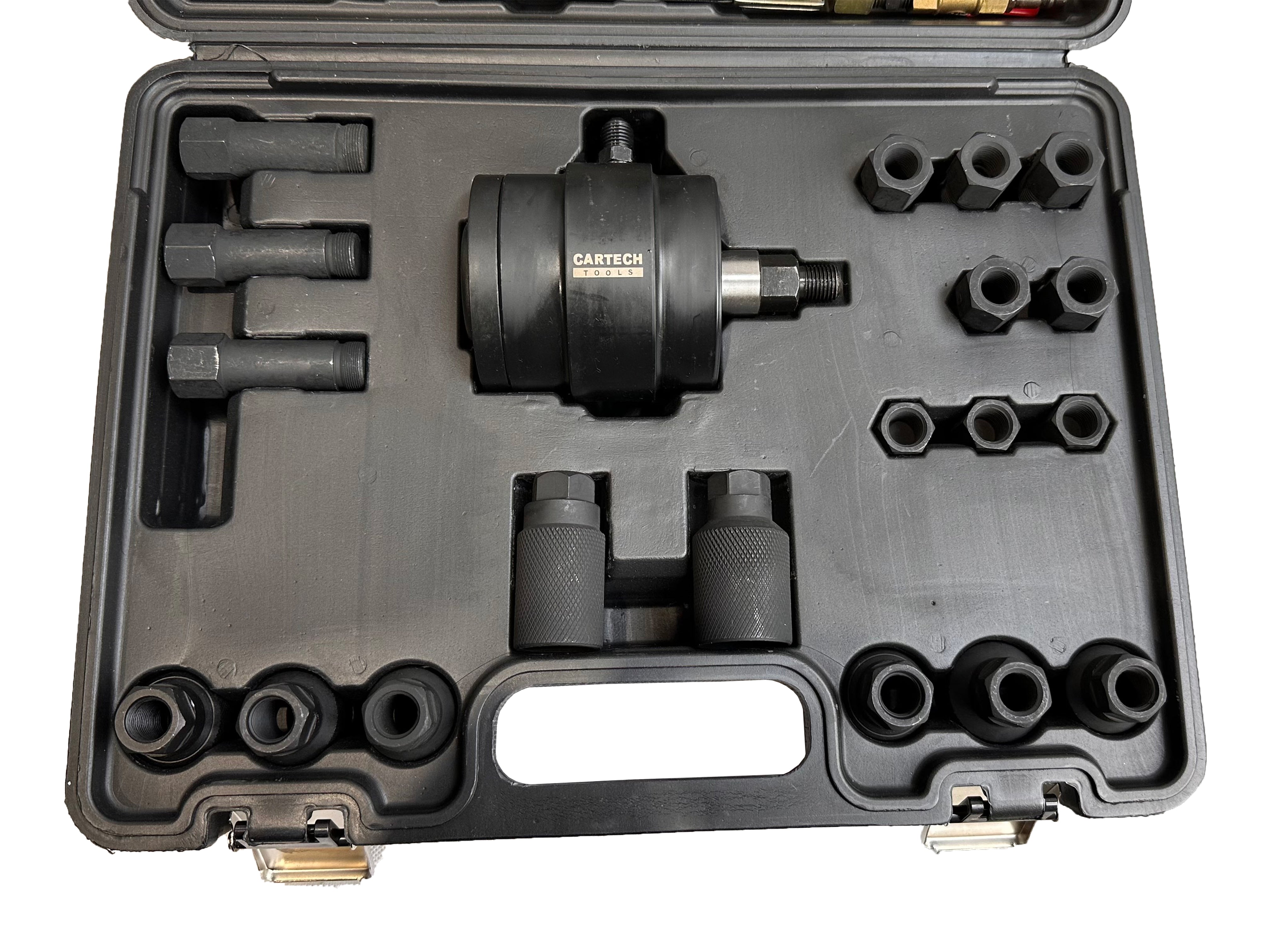 Sada pneumatického sťahováka vstrekovačov, 1000Nm, 21ks - Bosch, Delphi, Denso, Siemens