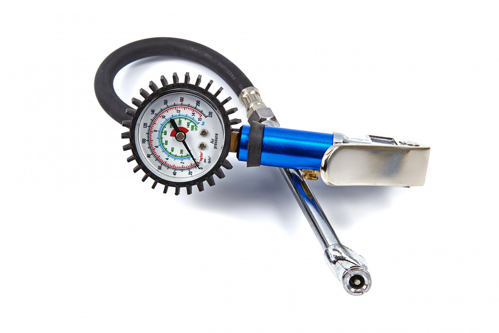 Pištoľ na hustenie pneumatík s manometrom 0 - 15 bar 0 - 220 PSI