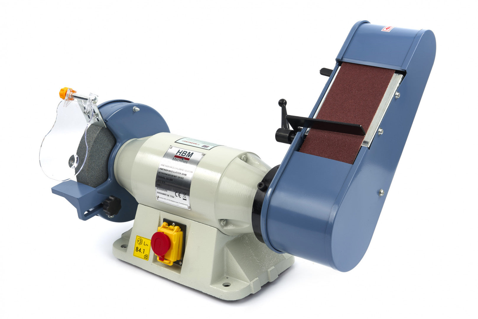 Stolová brúska s pásovou brúsnou jednotkou 200 mm, 900 W