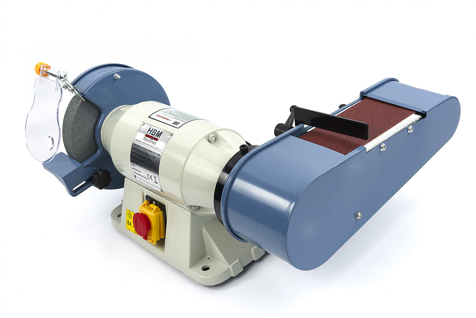 Stolová brúska s pásovou brúsnou jednotkou 200 mm, 900 W