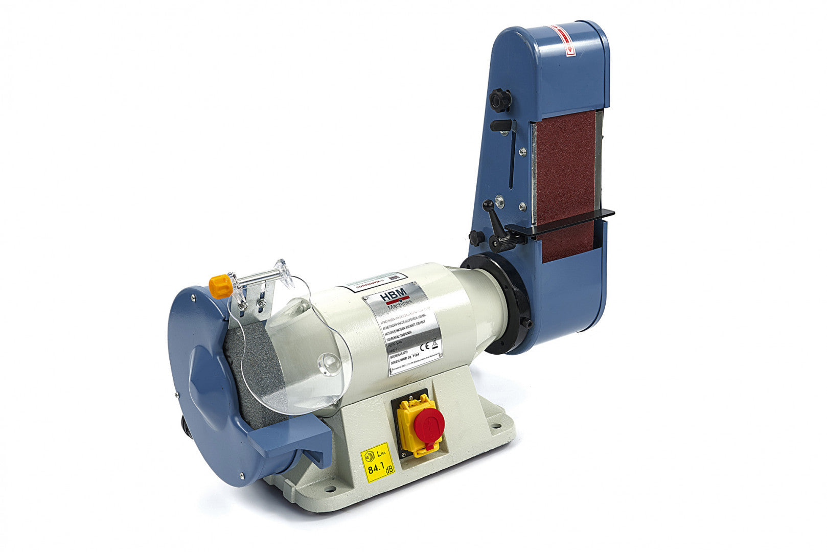 Stolová brúska s pásovou brúsnou jednotkou 200 mm, 900 W