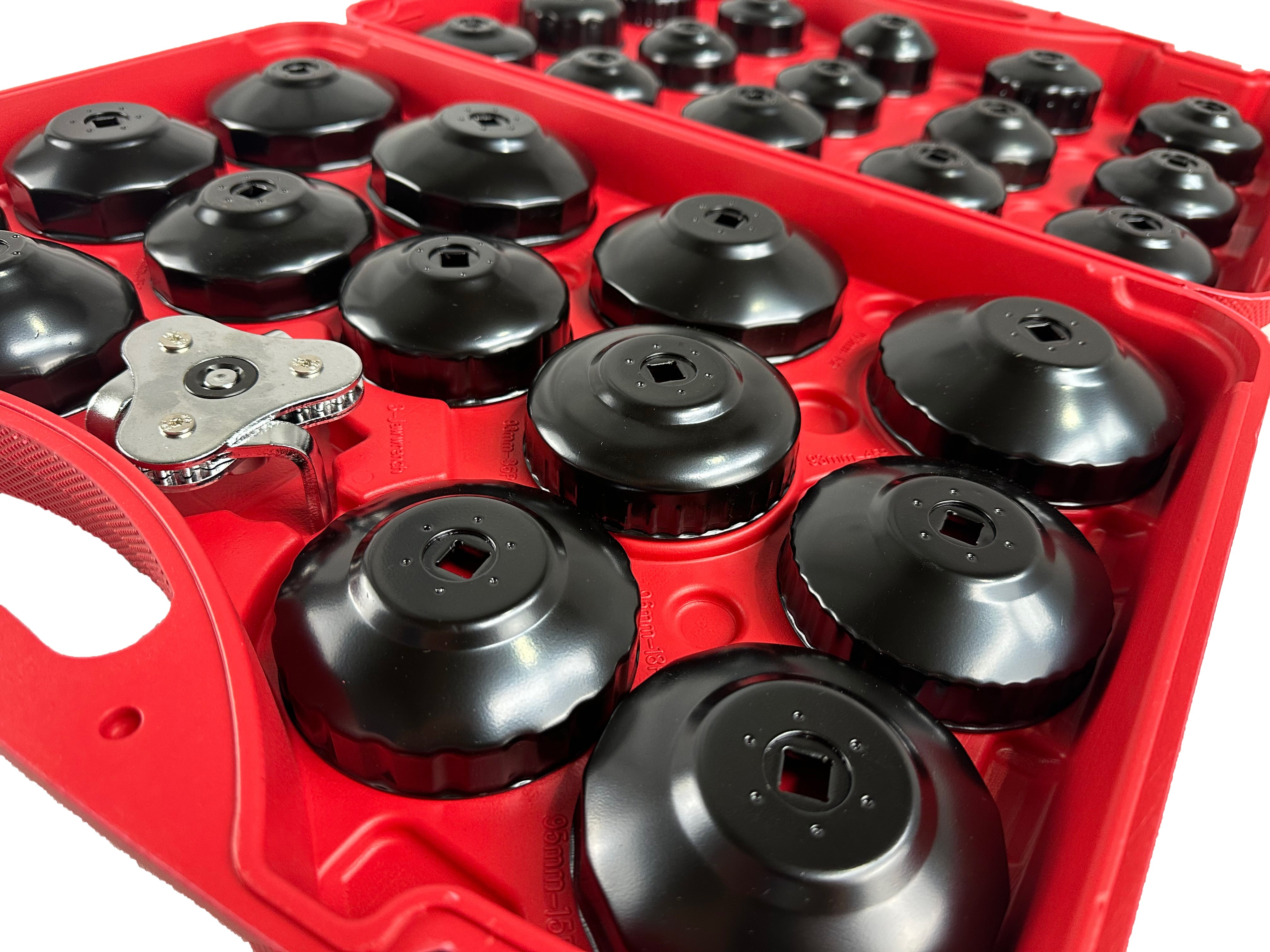 Sada kľúčov na olejové filtre 30ks Gebo Tools