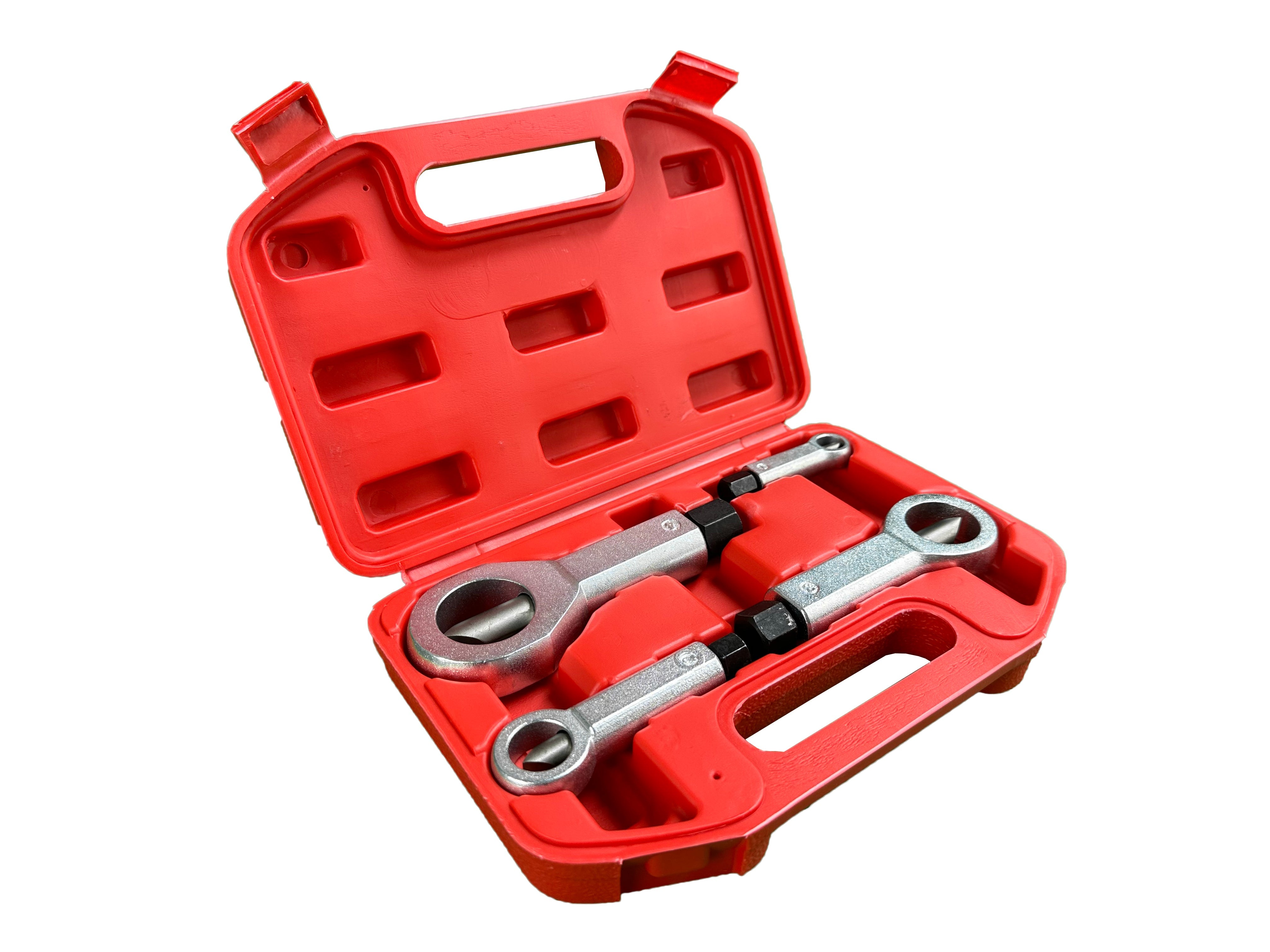 Sada nástrojov na rezanie/zničenie zablokovaných matíc a skrutiek 9–27 mm, 4 kusy – Gebo Tools