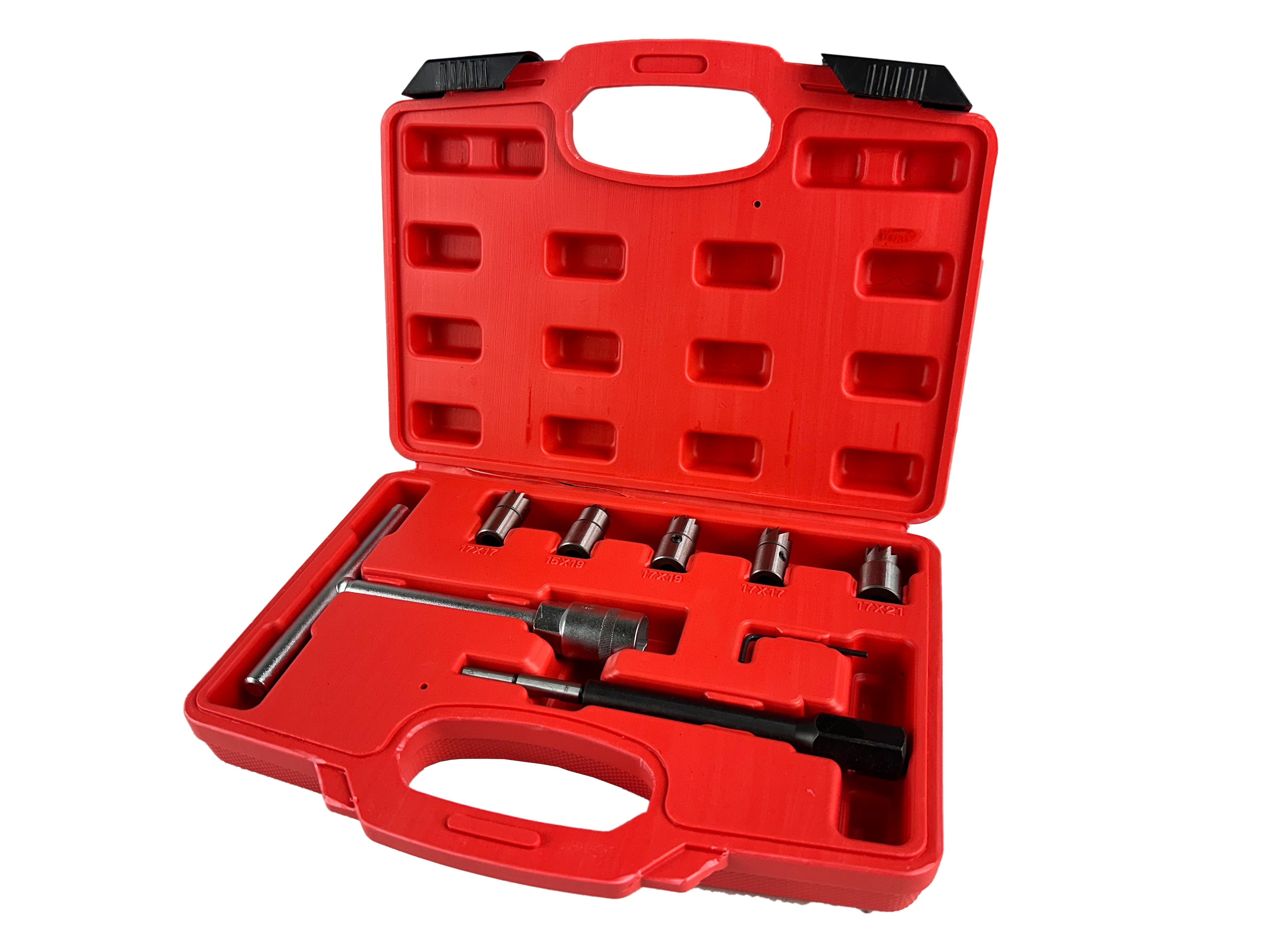 Sada fréz na čistenie sediel vstrekovačov – 7 kusov Gebo Tools