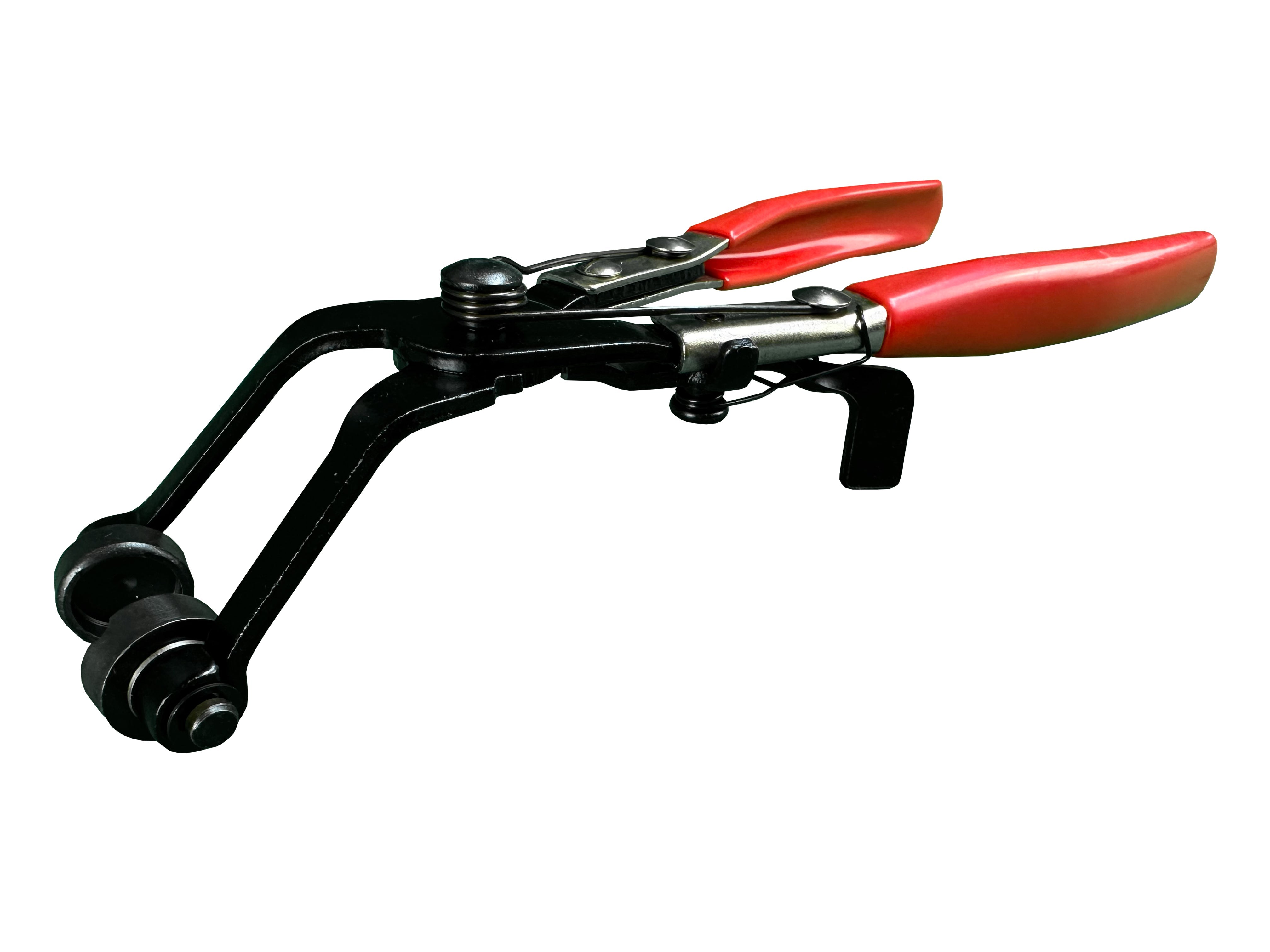 Kliešte na hadicové spony, zahnuté, model 1 Gebo Tools
