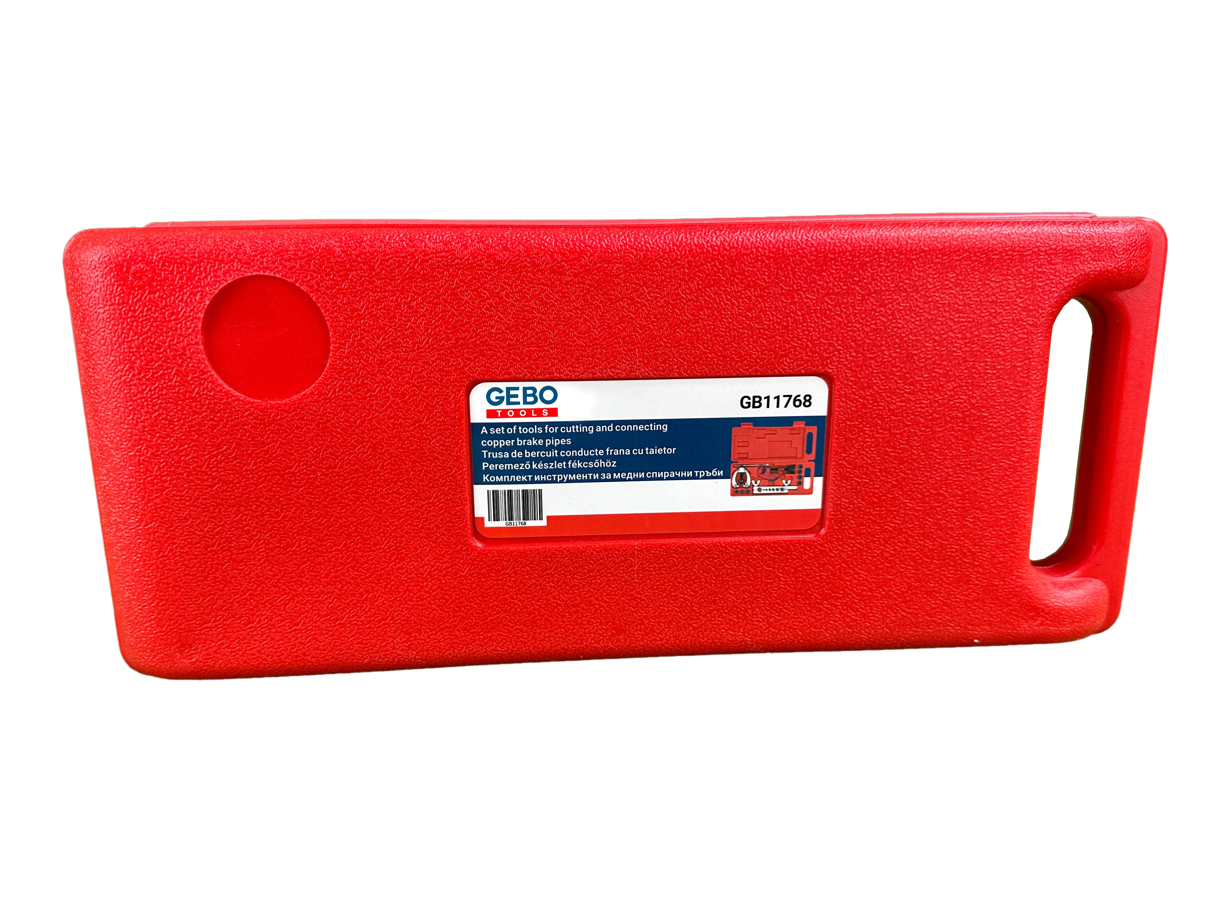 Pertlovacia sada na brzdové trubky v palcoch, s rezačkou Gebo Tools