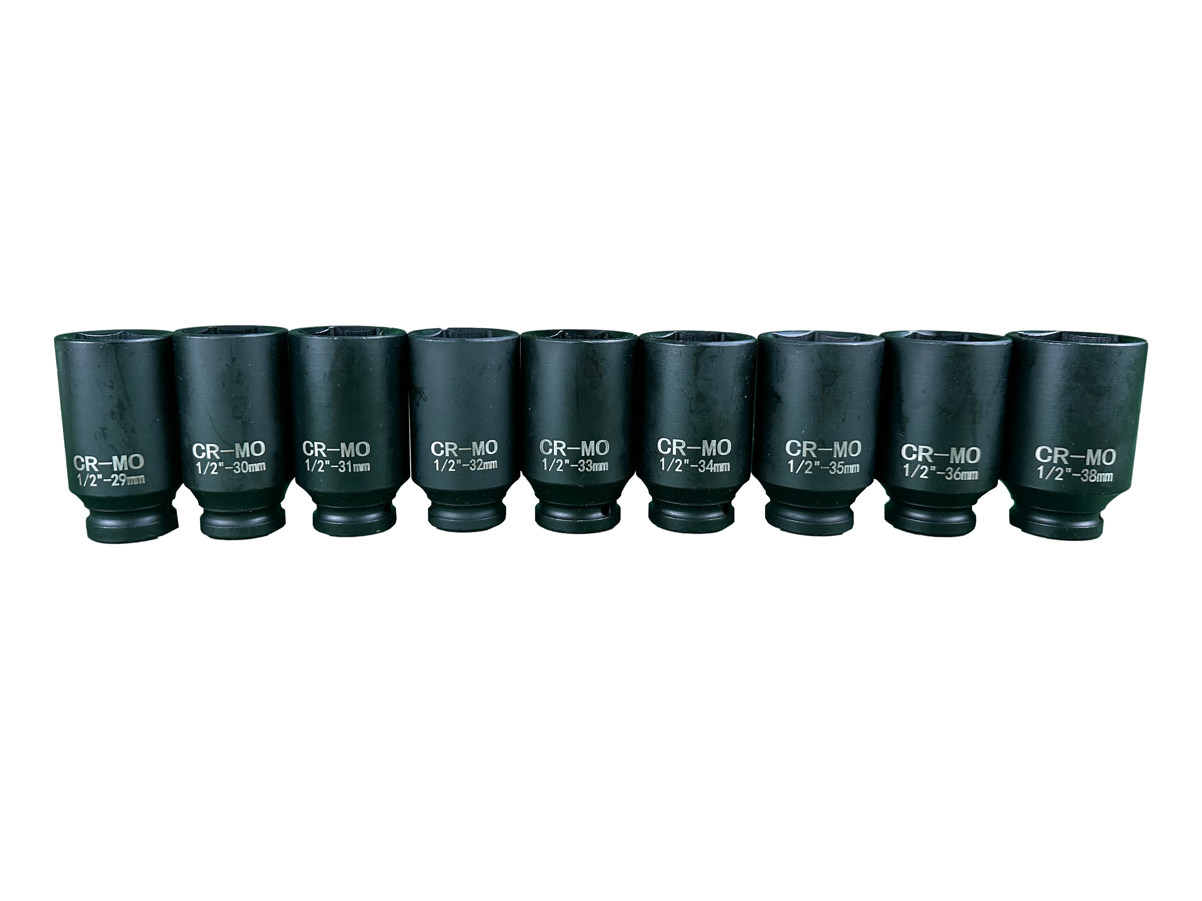 Sada rázových nástrčných hlavíc - kľúčov 1/2", 9ks, 29 - 38mm, PSA, VAG, BMW Gebo Tools