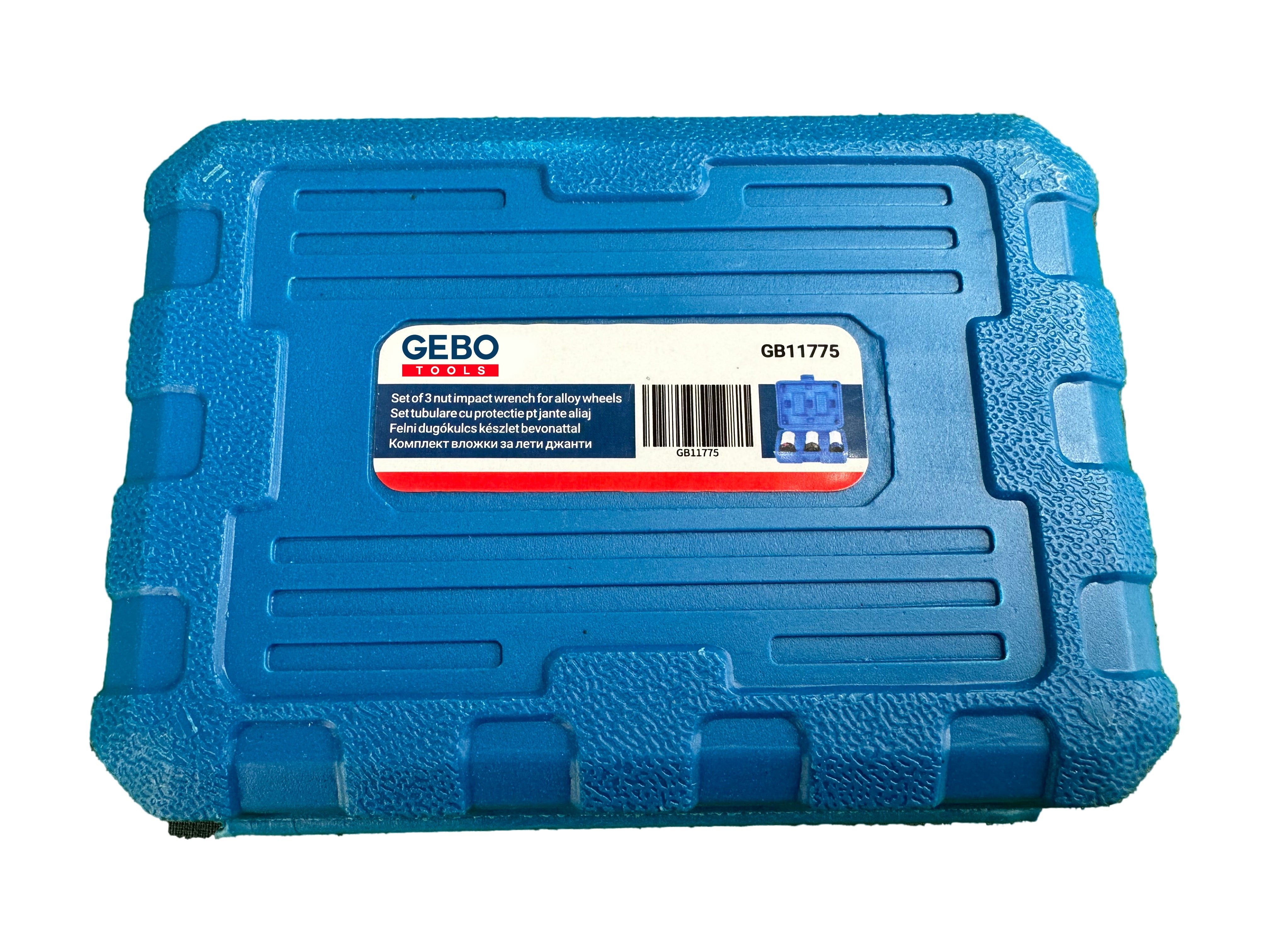 Sada nástrčných hlavíc - kľúčov pre zliatinové disky s ochrannou manžetou 17, 19, 21mm, 3ks Gebo Tools