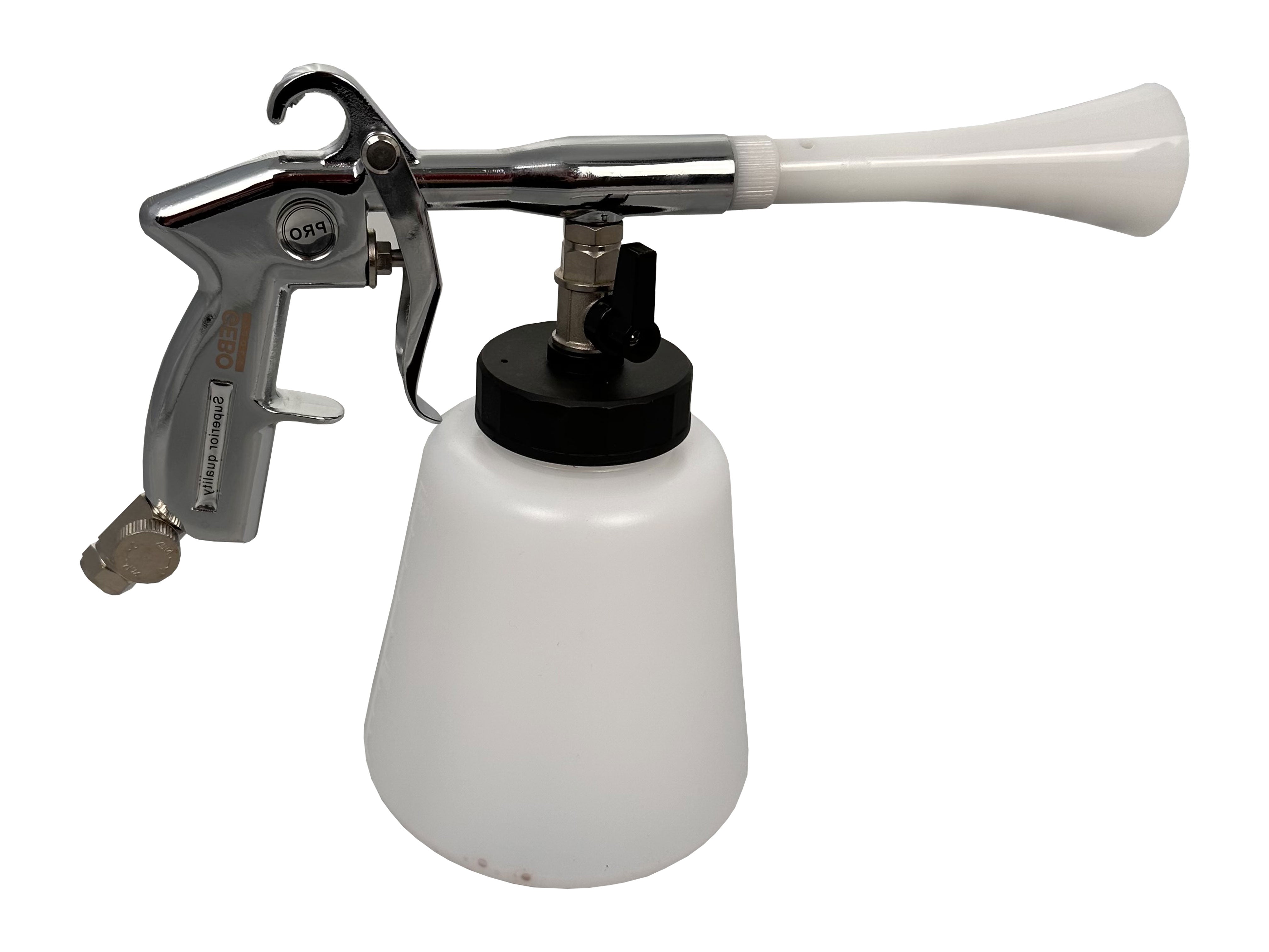 Pneumatická pištoľ na čistenie čalúnenia Tornador model 1 Gebo Tools