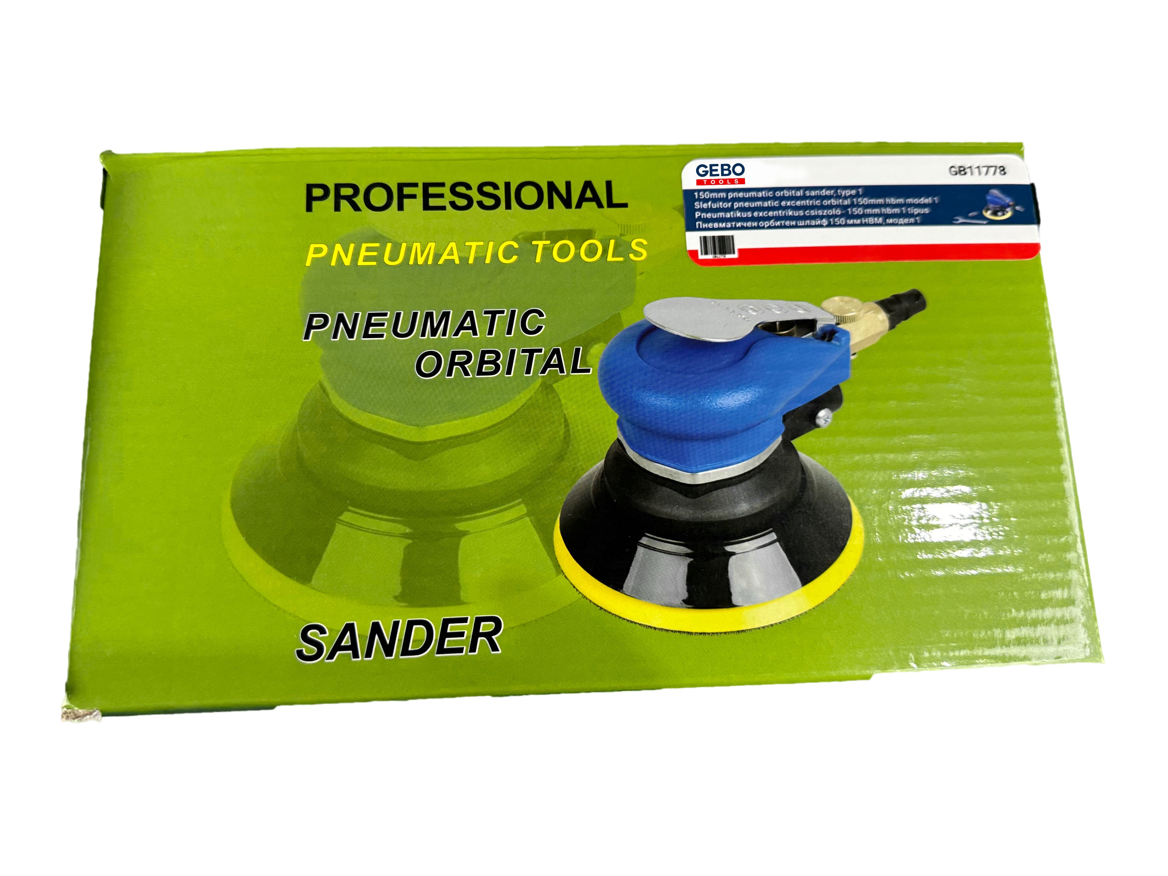 Excentrická pneumatická brúska 120mm, model 1 Gebo Tools