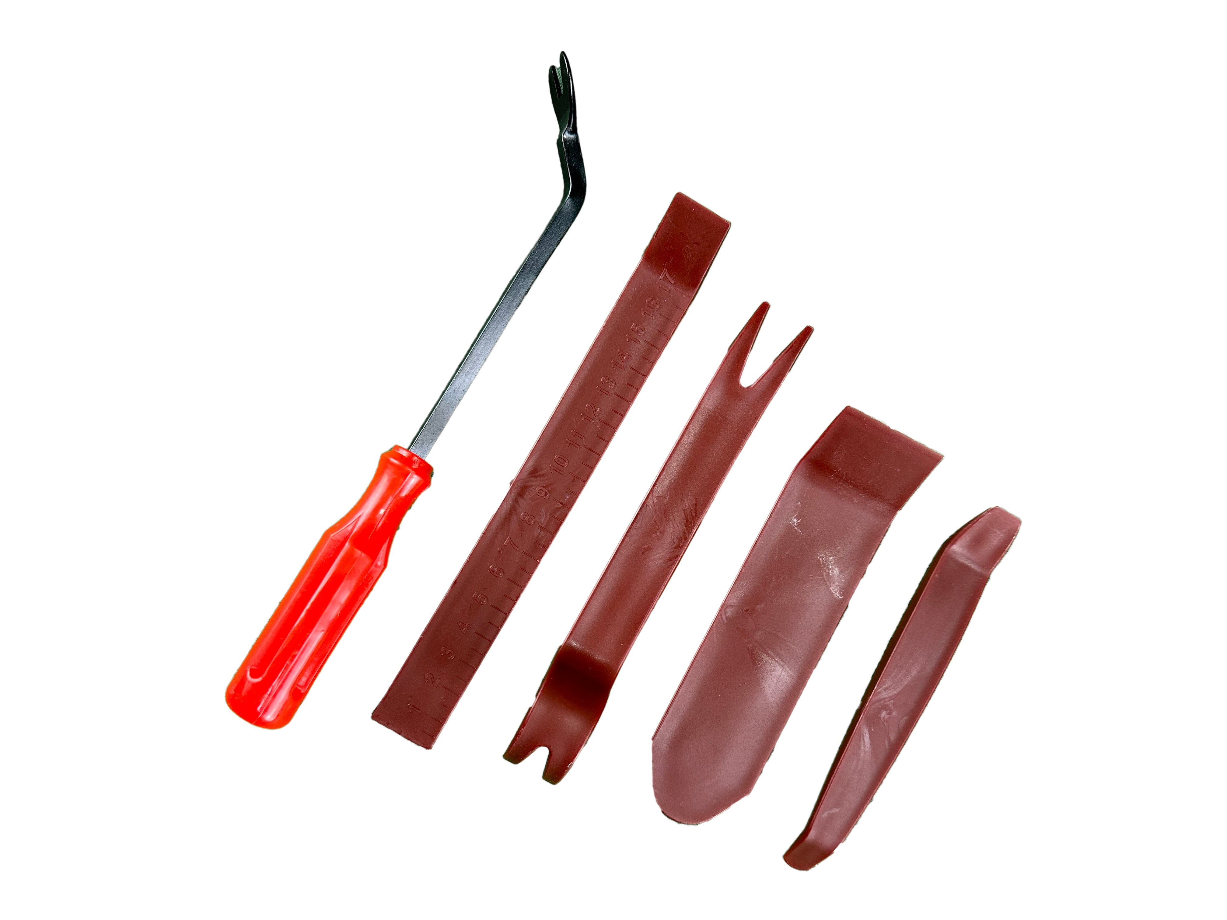 Sada sťahovákov na demontáž čalúnenia so sadou spôn 620ks Gebo Tools