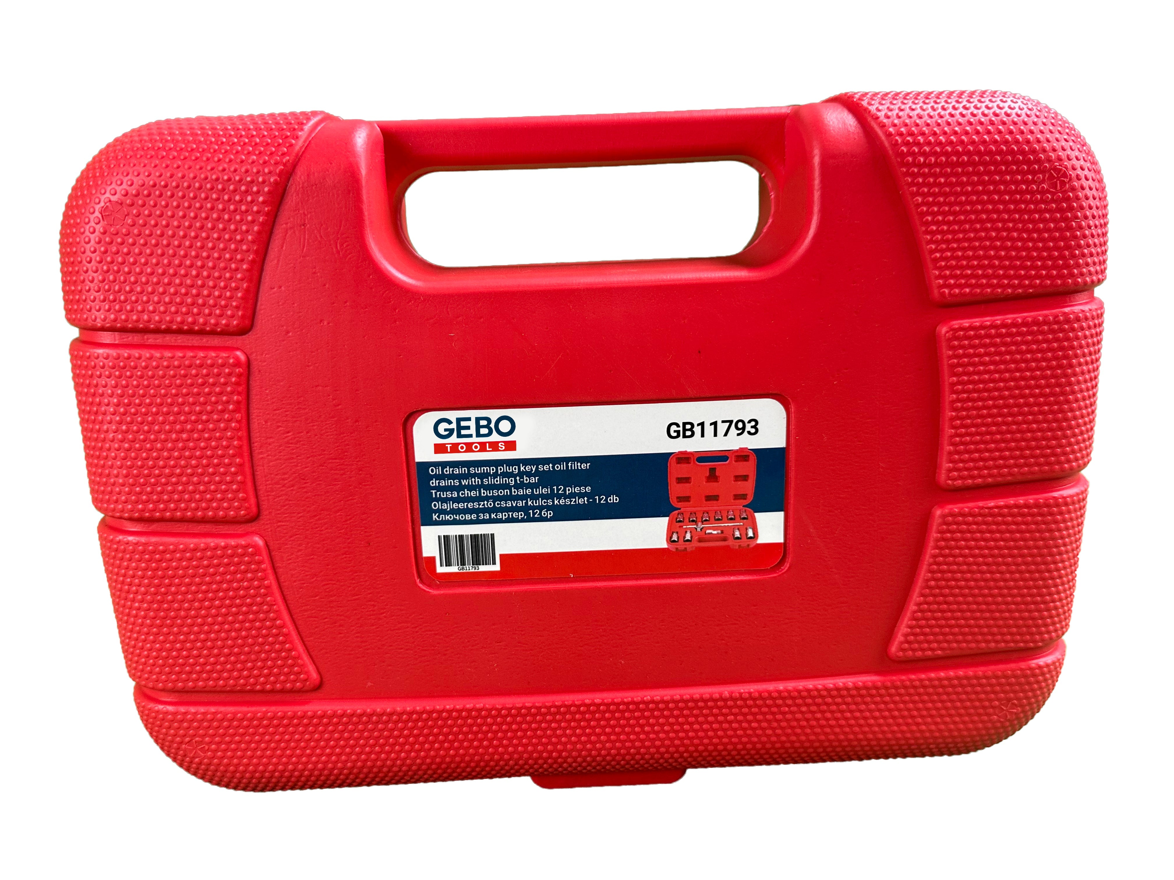 Sada kľúčov - nadstavcov na zátky olejových vaní 12ks Gebo Tools