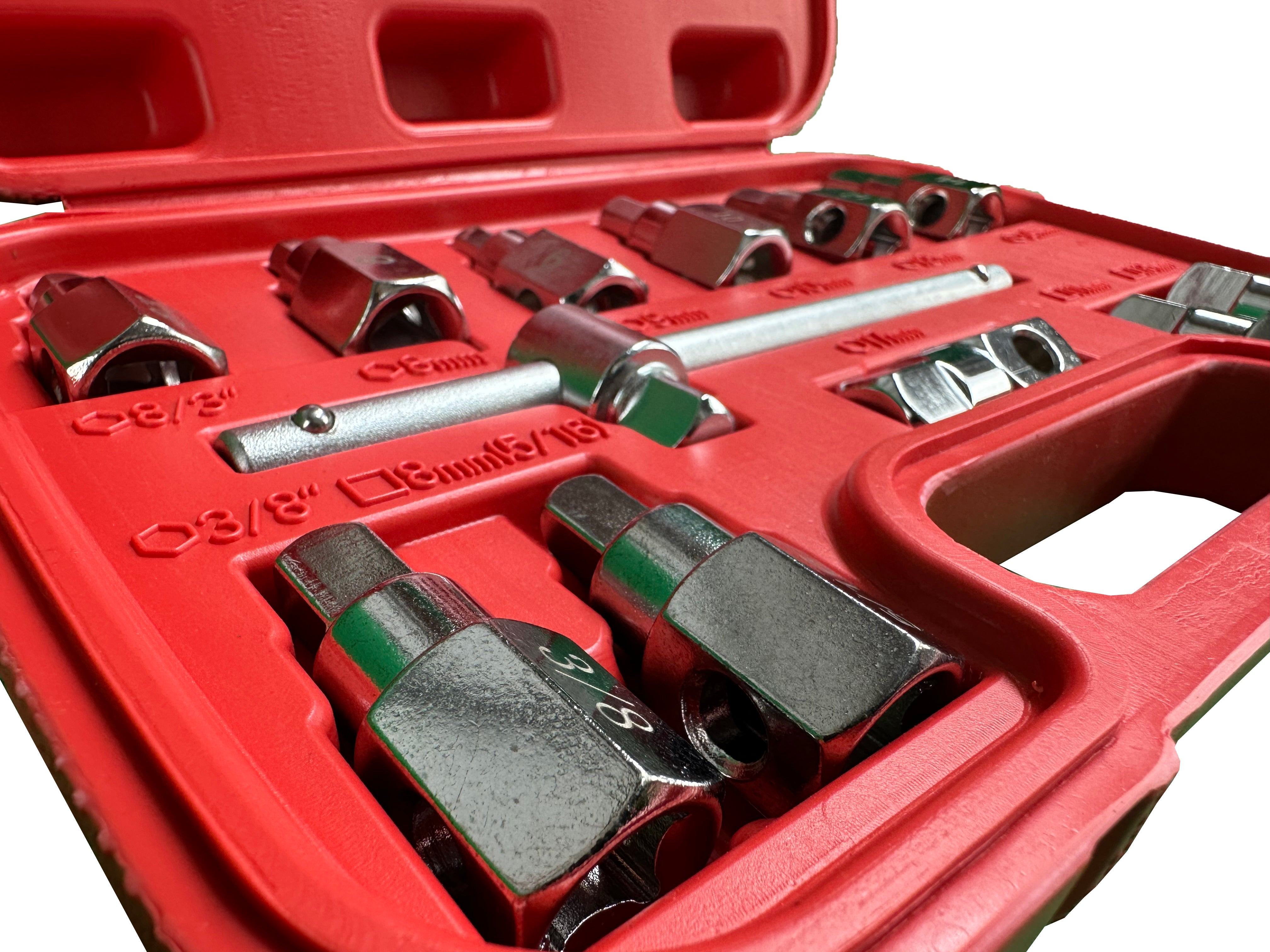 Sada kľúčov - nadstavcov na zátky olejových vaní 12ks Gebo Tools