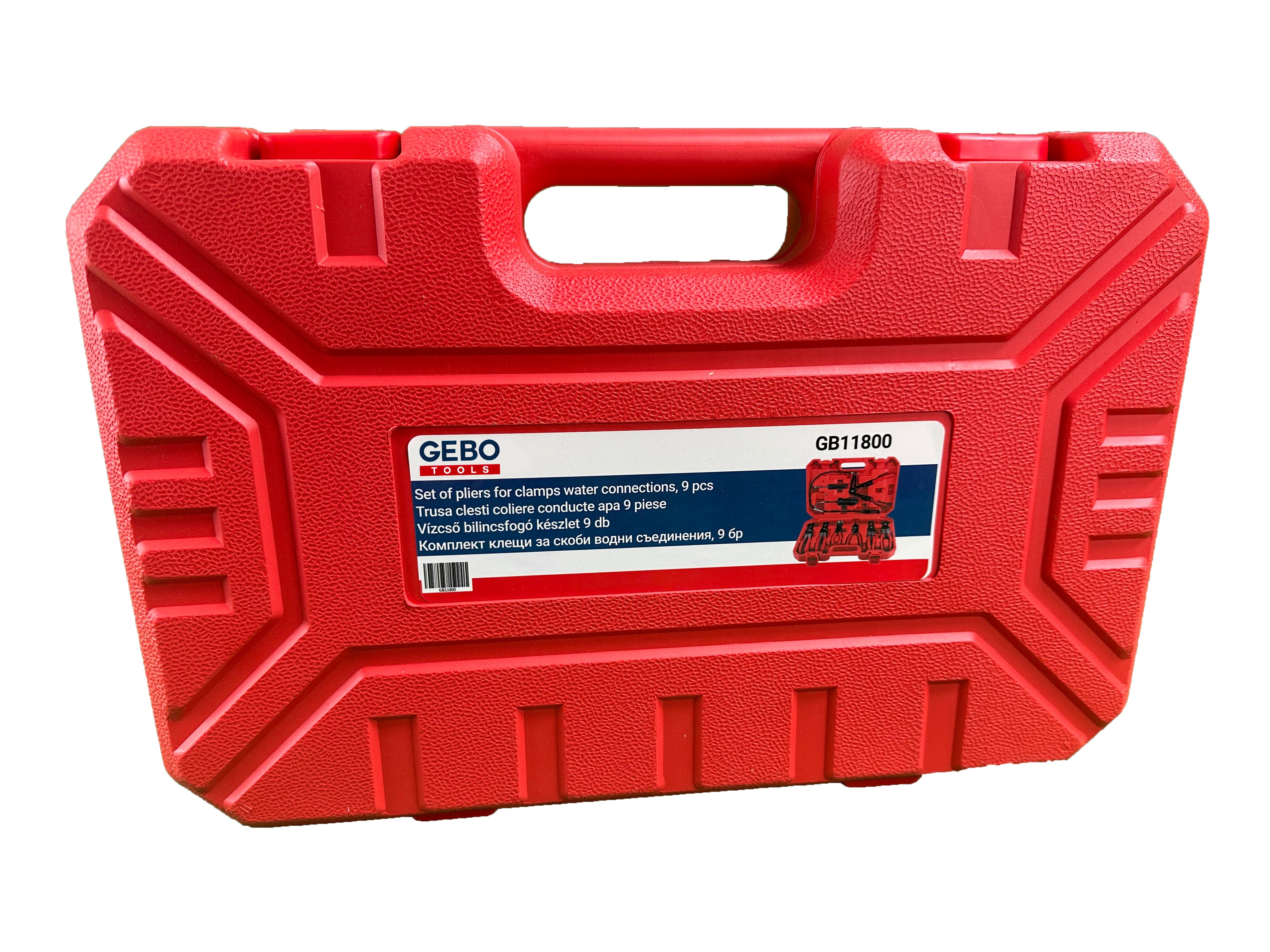 Sada klieští na hadicové spony v aute 9ks Gebo Tools