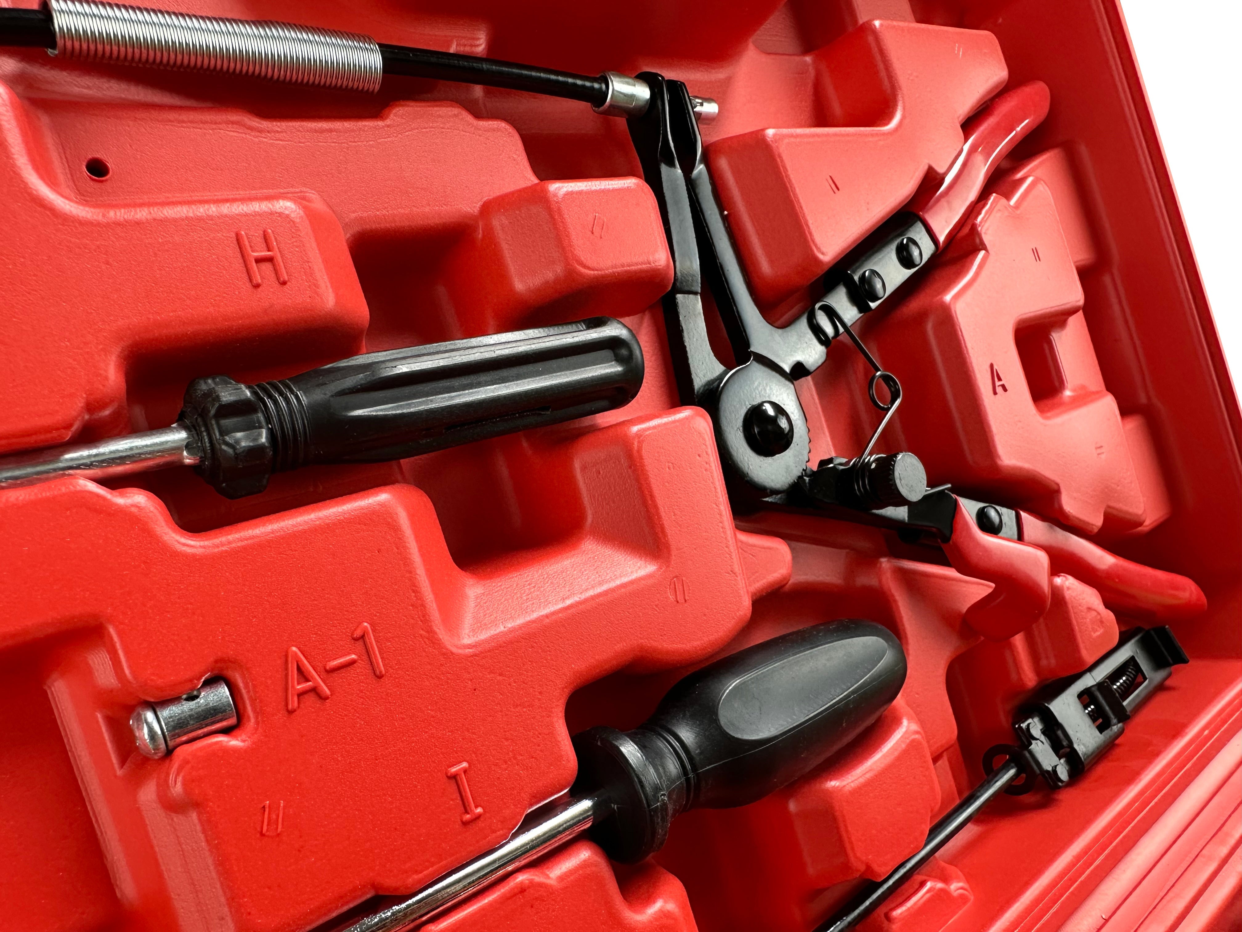 Sada klieští na hadicové spony v aute 9ks Gebo Tools