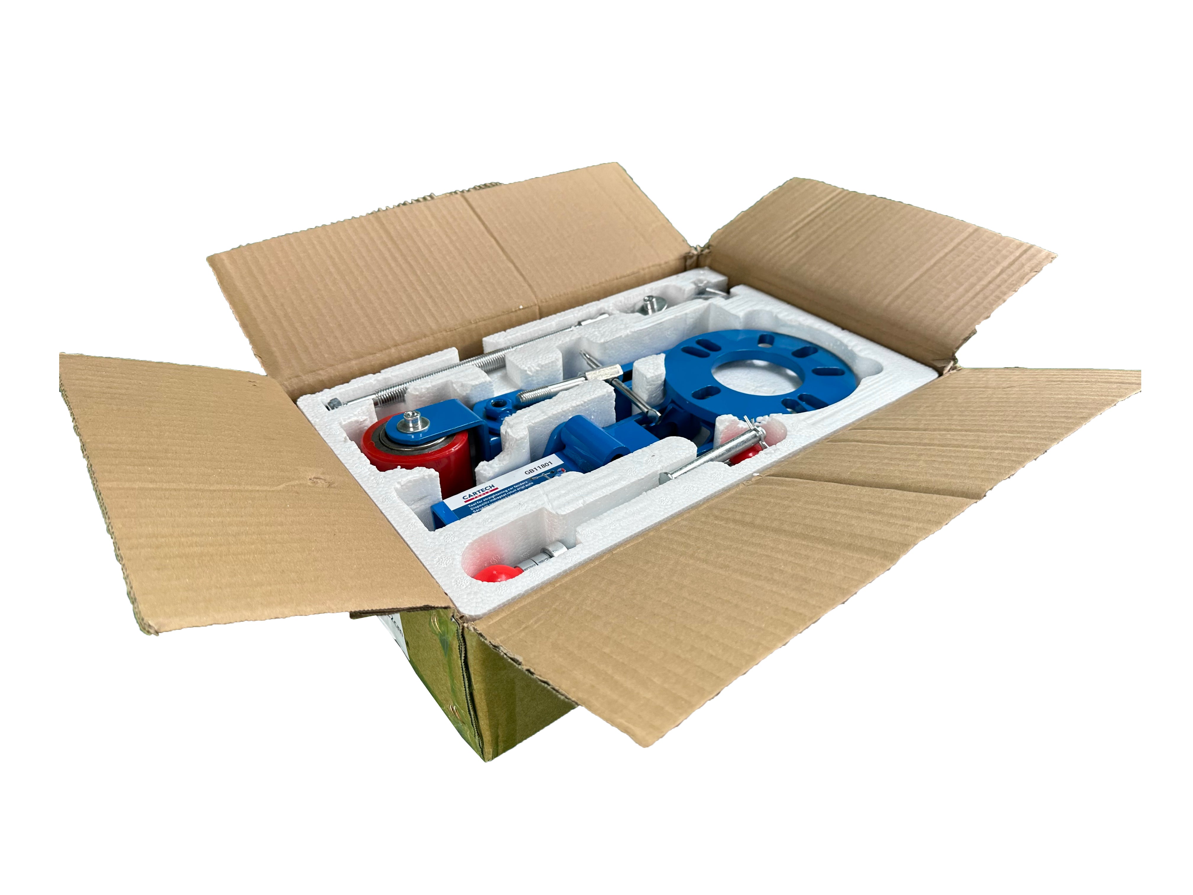 Zariadenie na opravu, vyrovnávanie a valcovanie blatníkov Gebo Tools