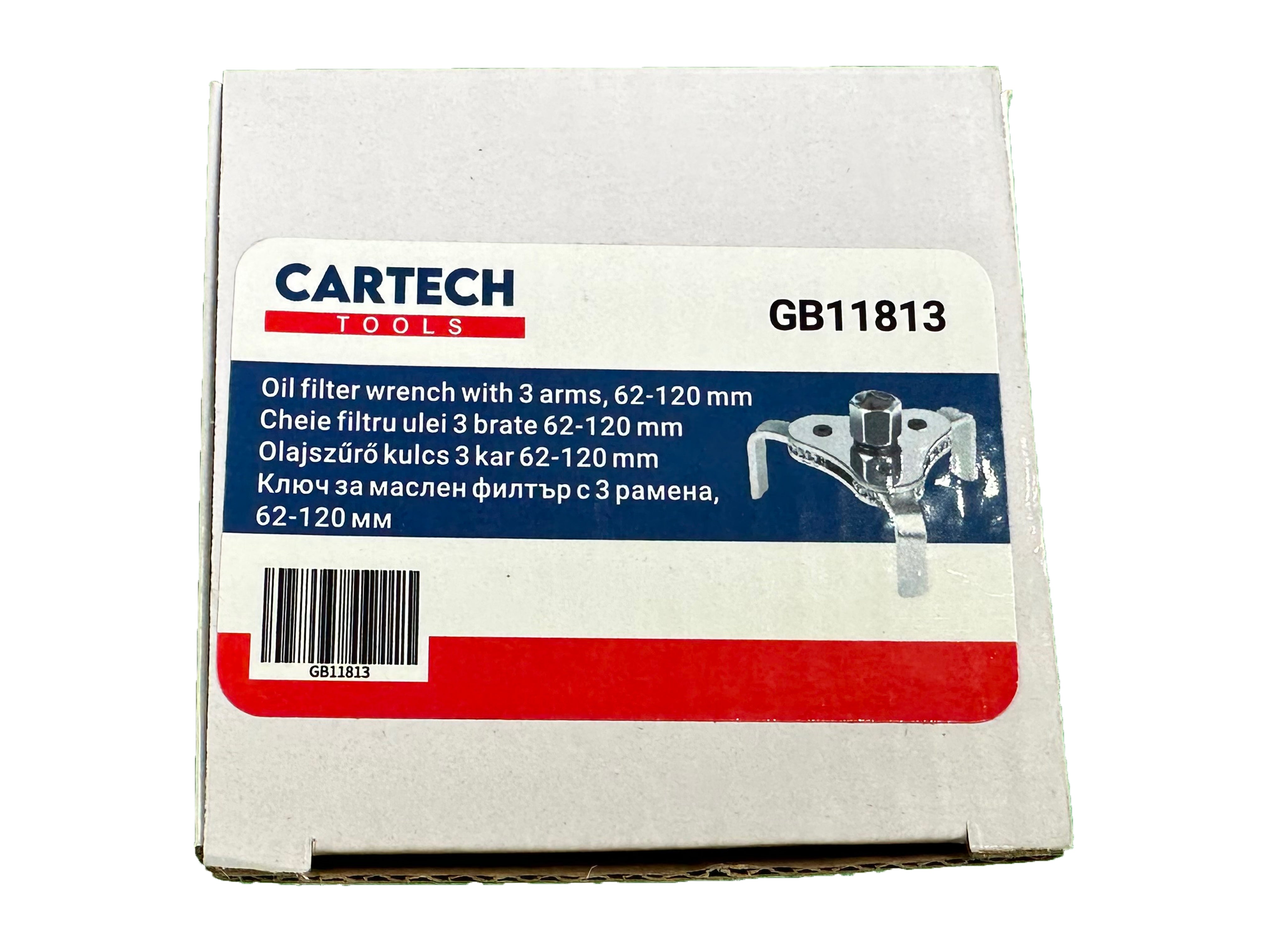 Kľúč na olejový filter, 3-ramenný 62 - 120mm Gebo Tools