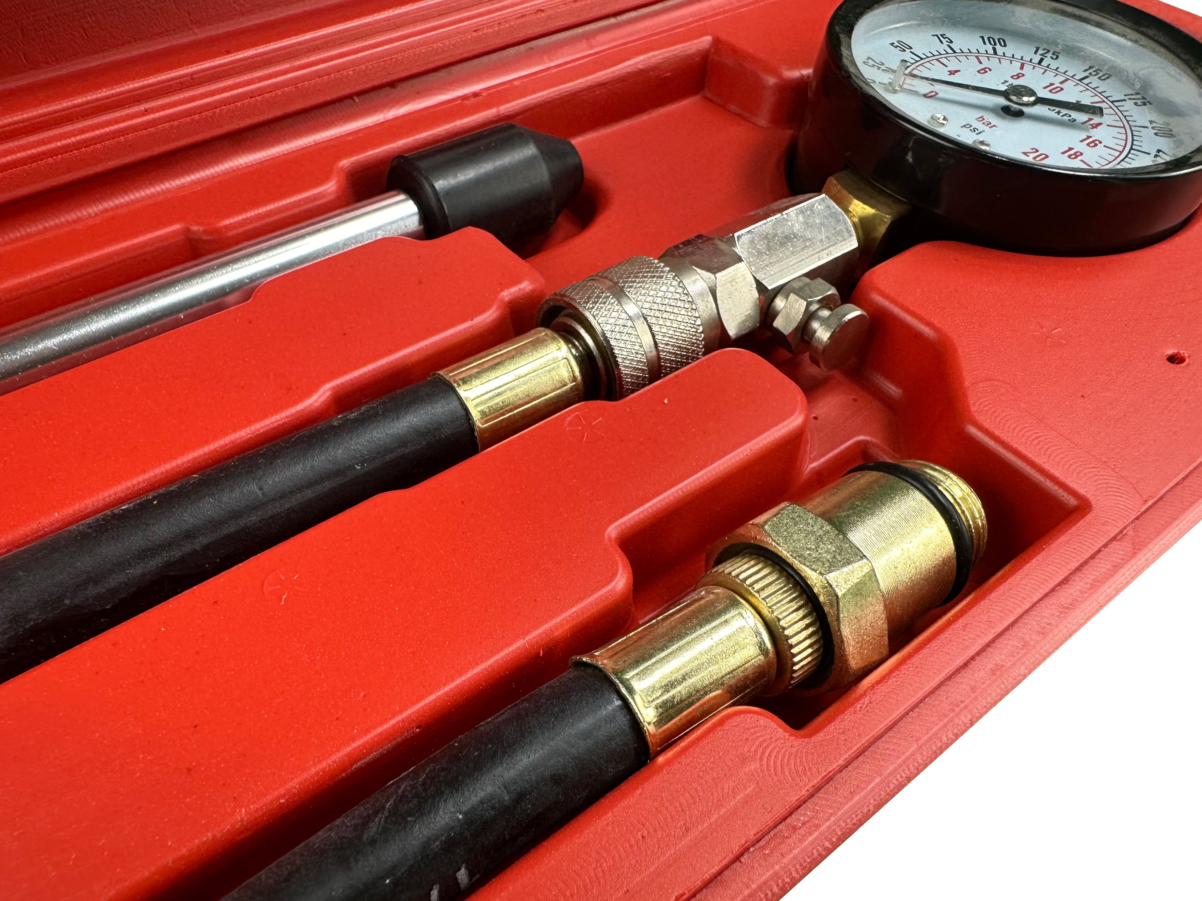 Tester kompresie - kompresiometer benzínových motorov Gebo Tools