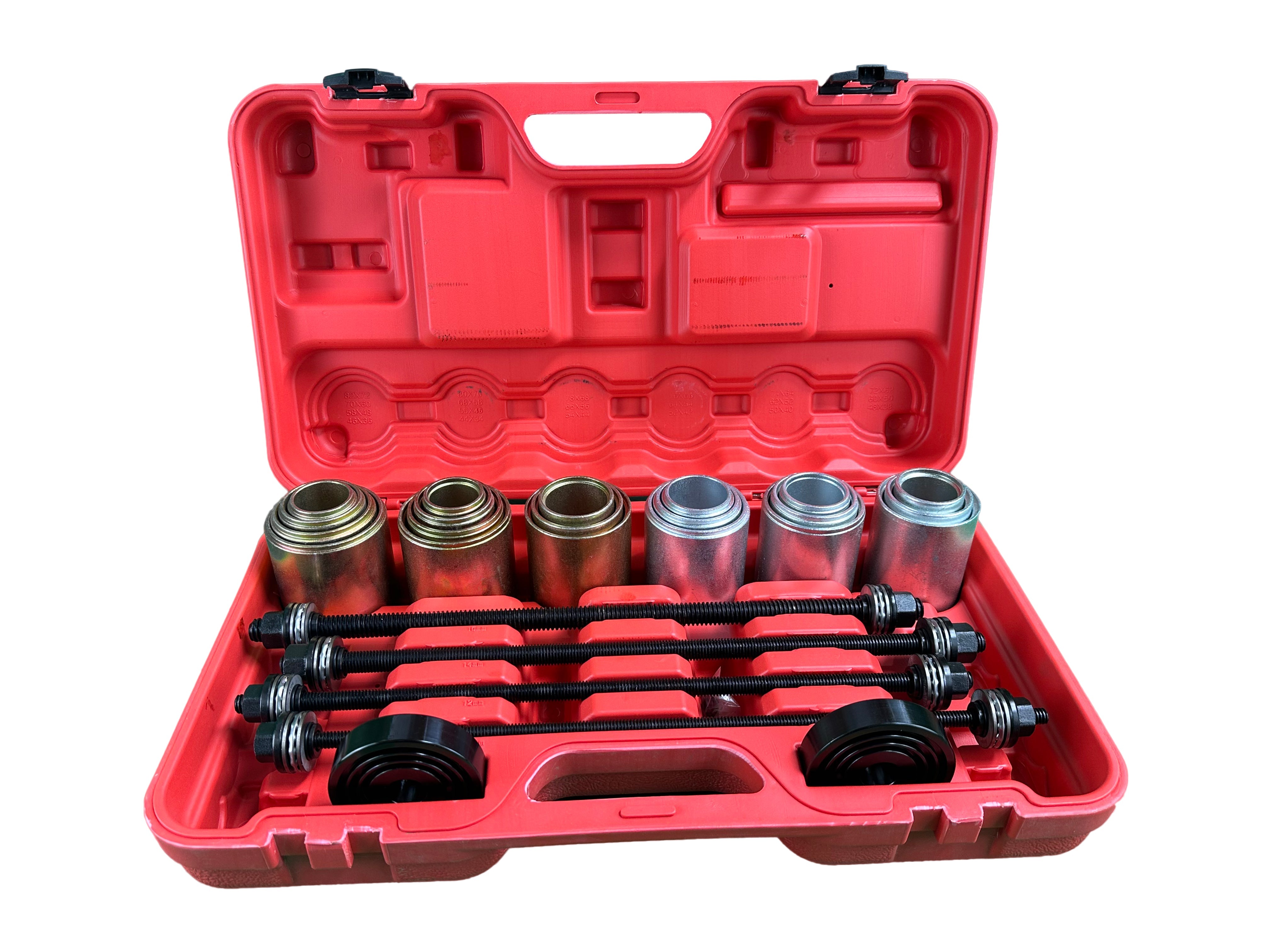 Sada na výmenu ložísk a silentblokov, 27ks Gebo Tools