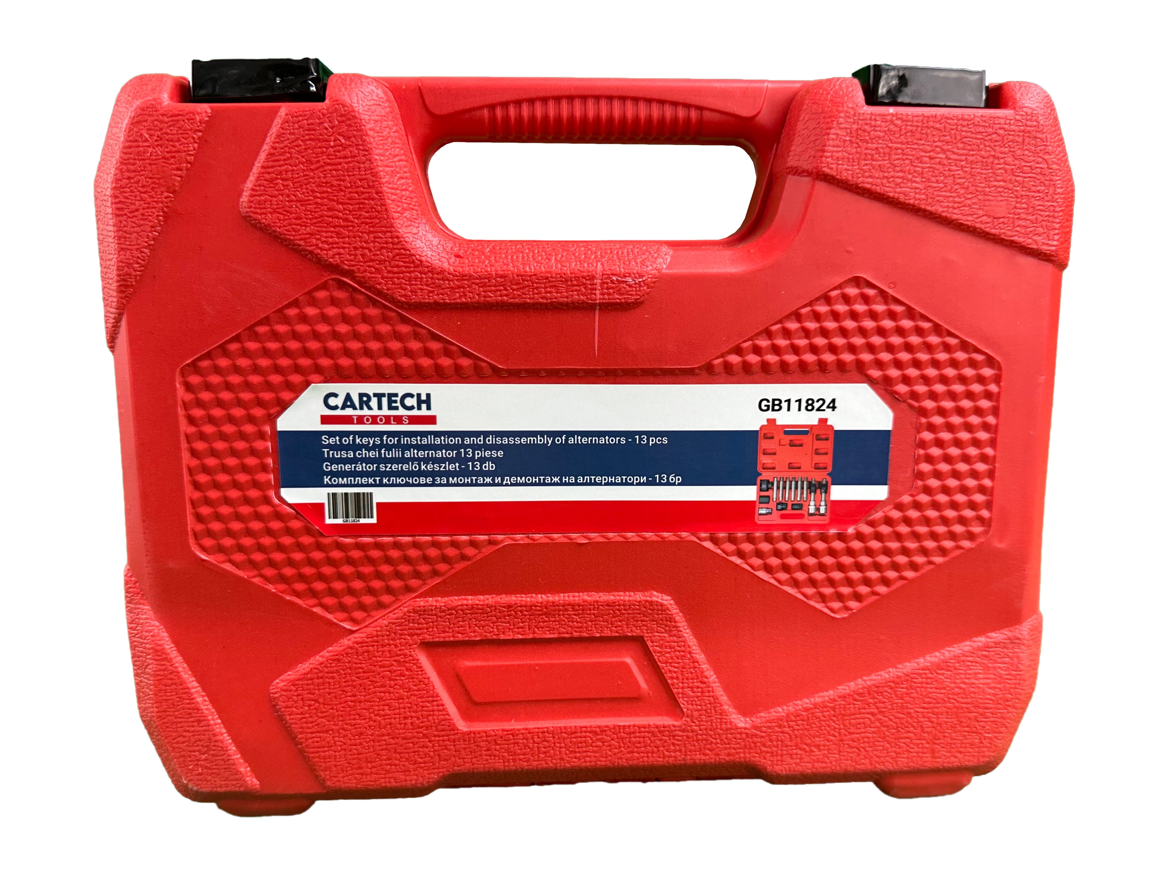 Sada kľúčov na montáž a demontáž remeníc alternátora, univerzálna, 13ks Gebo Tools