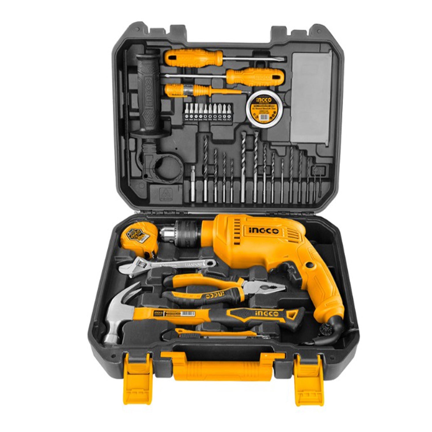 Súprava náradia 115 kusov s vŕtačkou 680 w ingco
