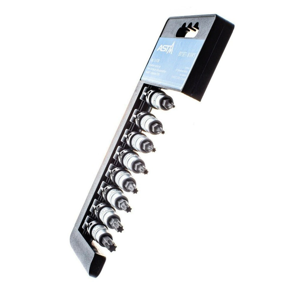 Sada torx bitov s otvorom 1/4 t8-t40 8 kusov