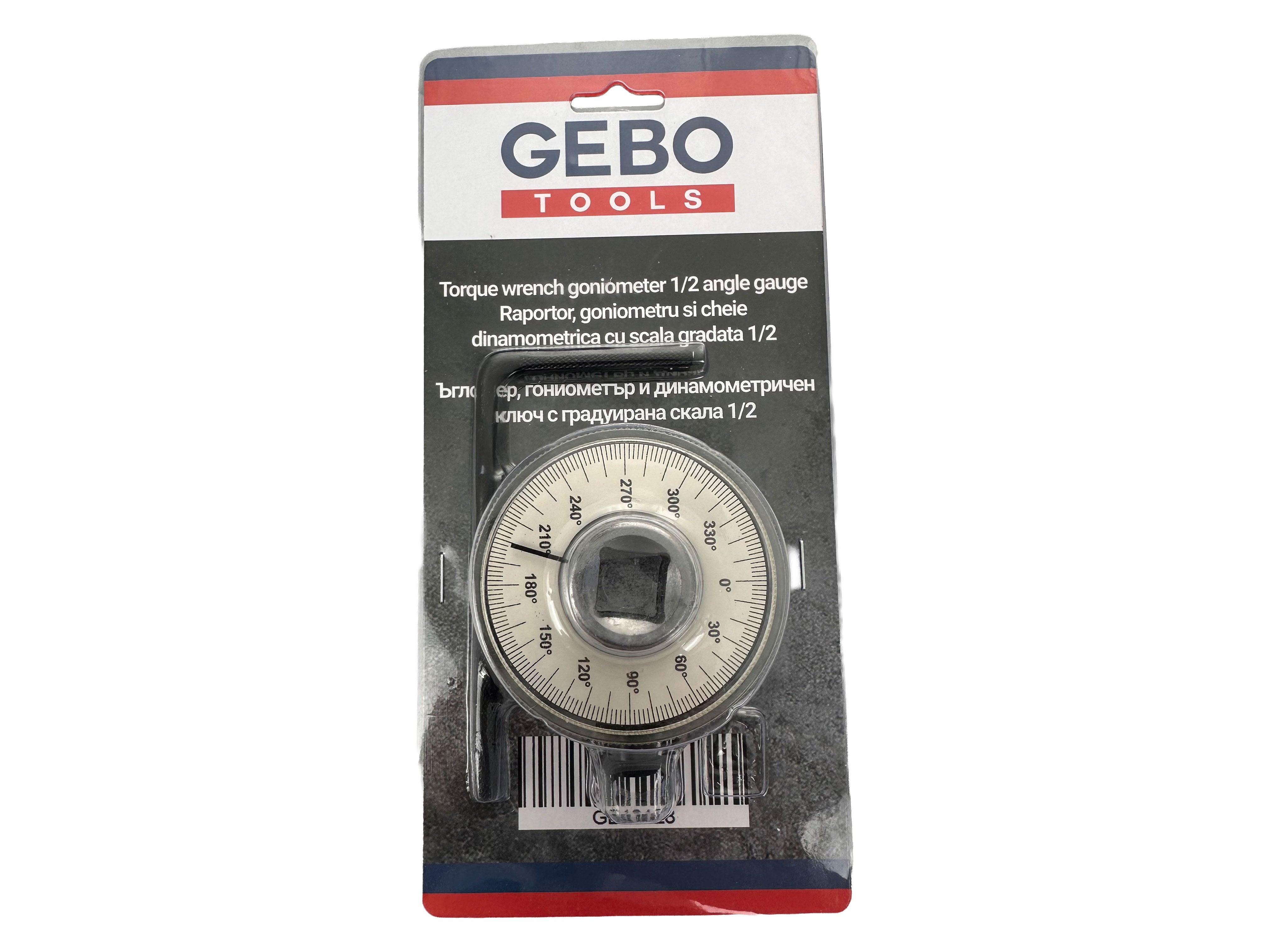 Uhlomer na momentový kľúč so stupnicou 1/2'' Gebo Tools